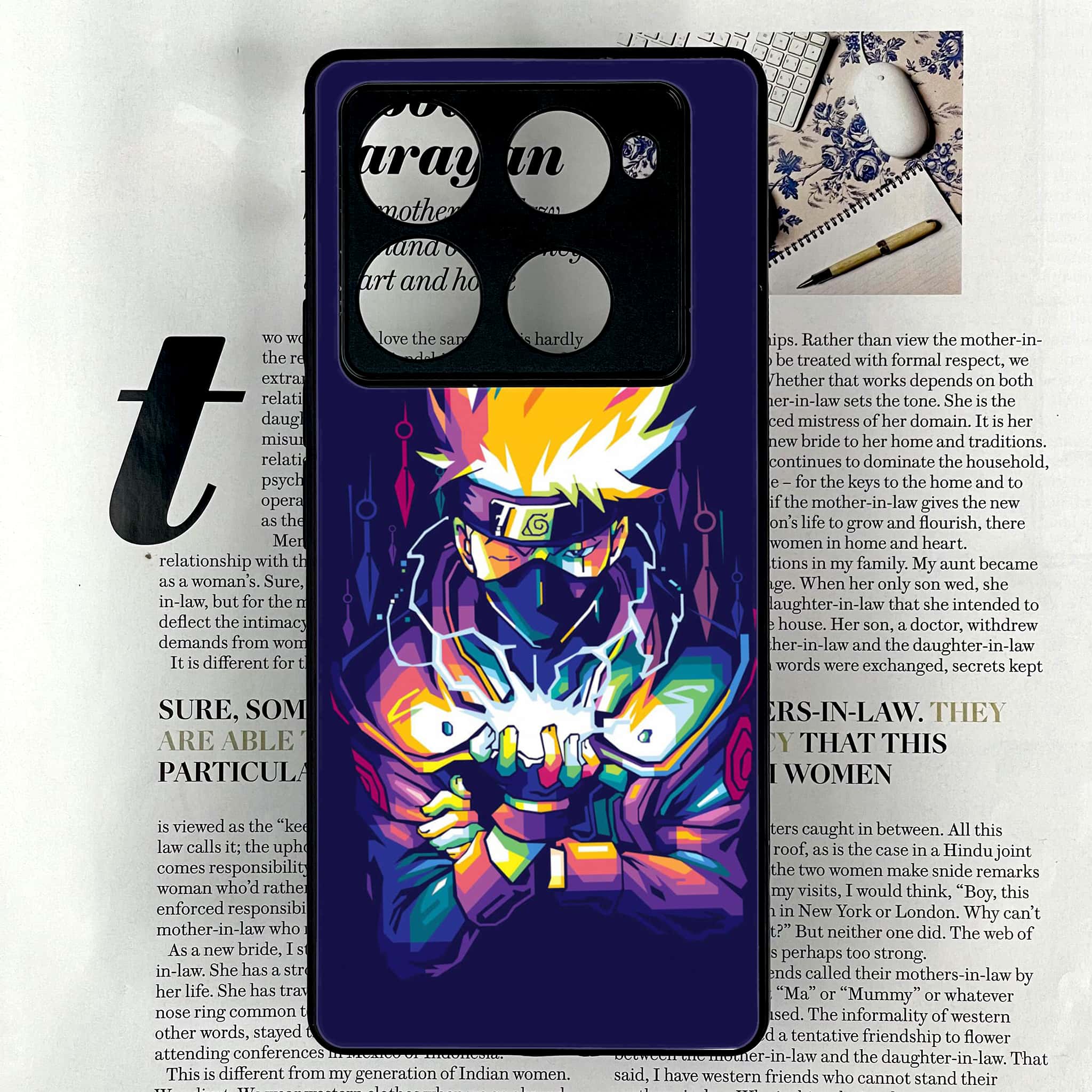 Infinix Note 40 Pro Plus - Anime 2.0 Series - Premium Metal Printed soft Bumper shock Proof Case