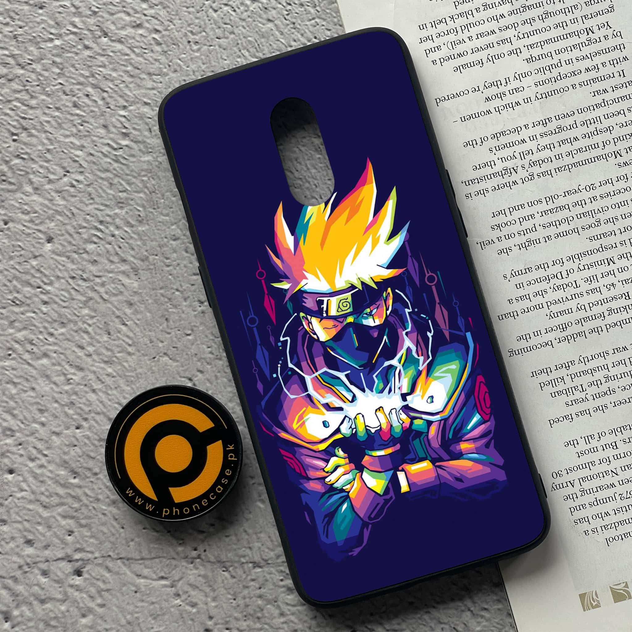 OnePlus 7 - Anime 2.0 Series - Premium Printed Glass soft Bumper shock Proof Case