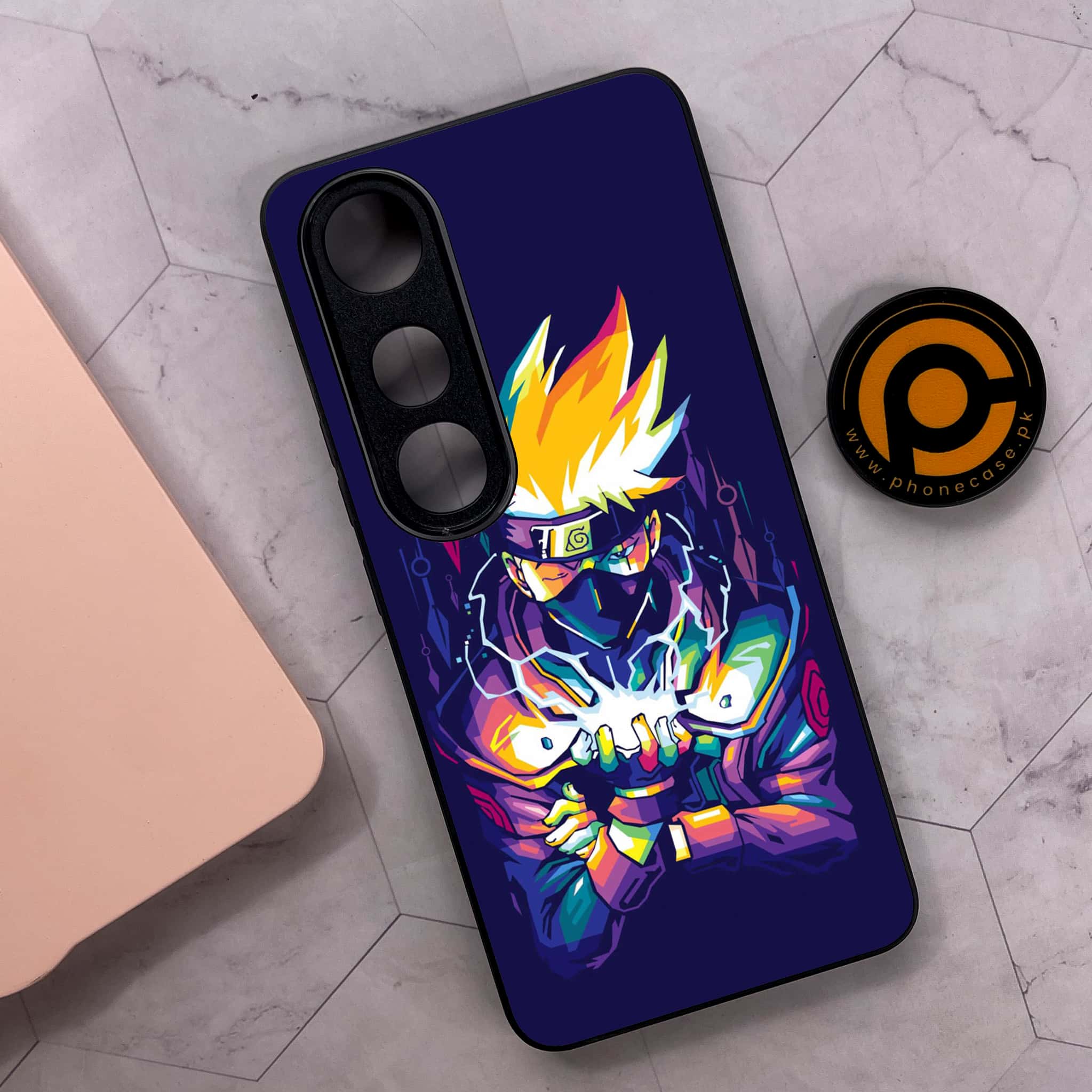 Vivo V50 Lite - Anime 2.0 Series - Premium Metal Printed soft Bumper shock Proof Case