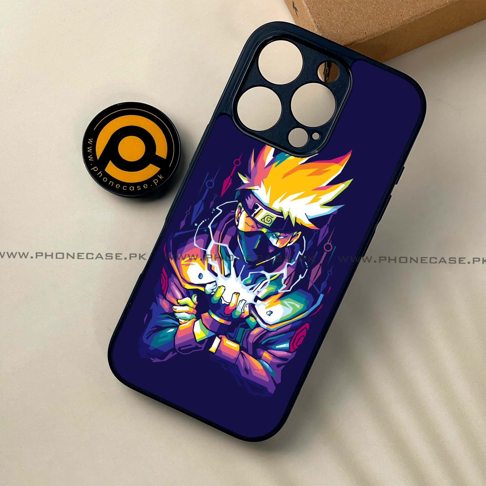 iPhone 16 Pro - Anime 2.0 Series - Premium Printed Glass soft Bumper shock Proof Case