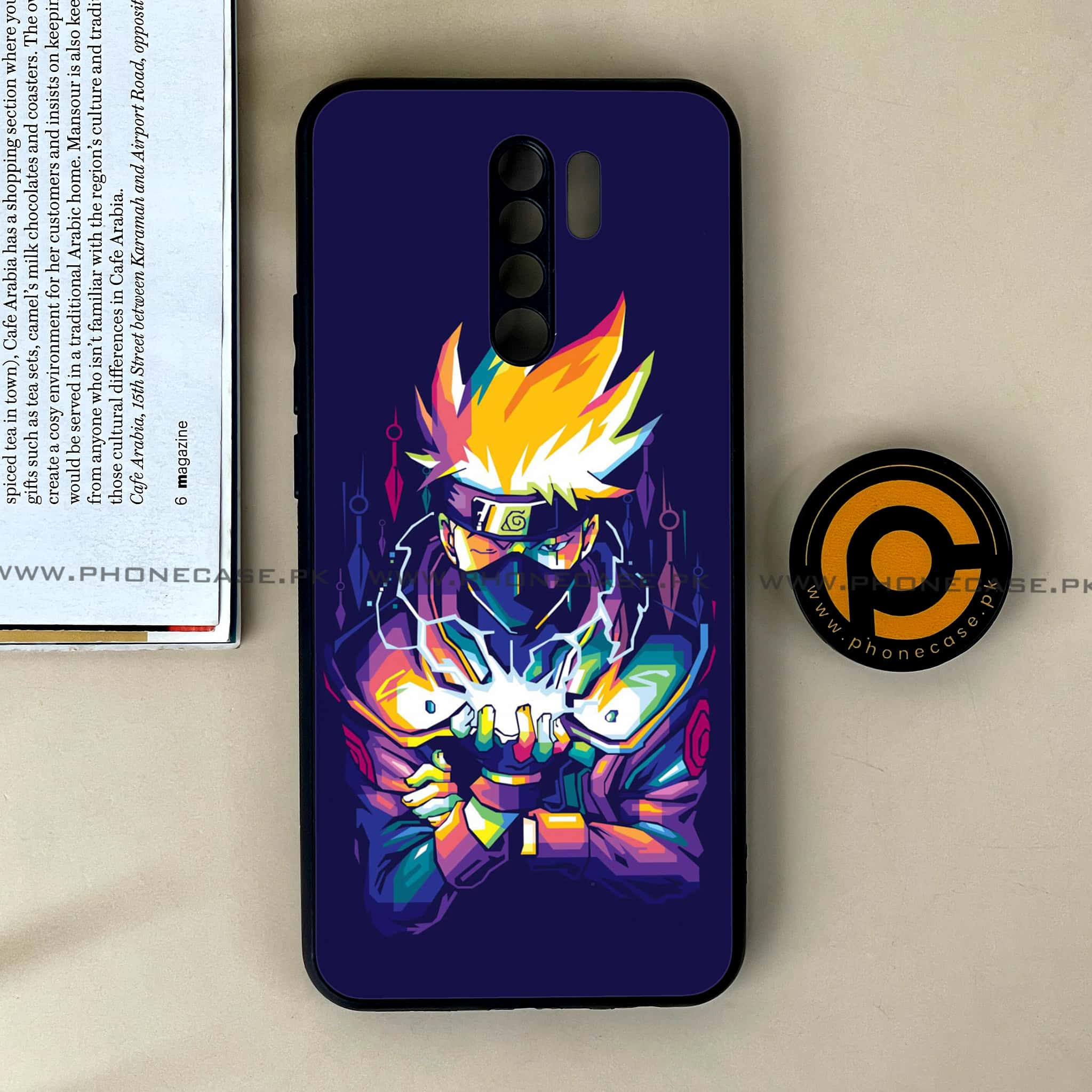 Xiaomi Redmi 9 - Anime 2.0 Series - Premium Printed Glass soft Bumper shock Proof Case