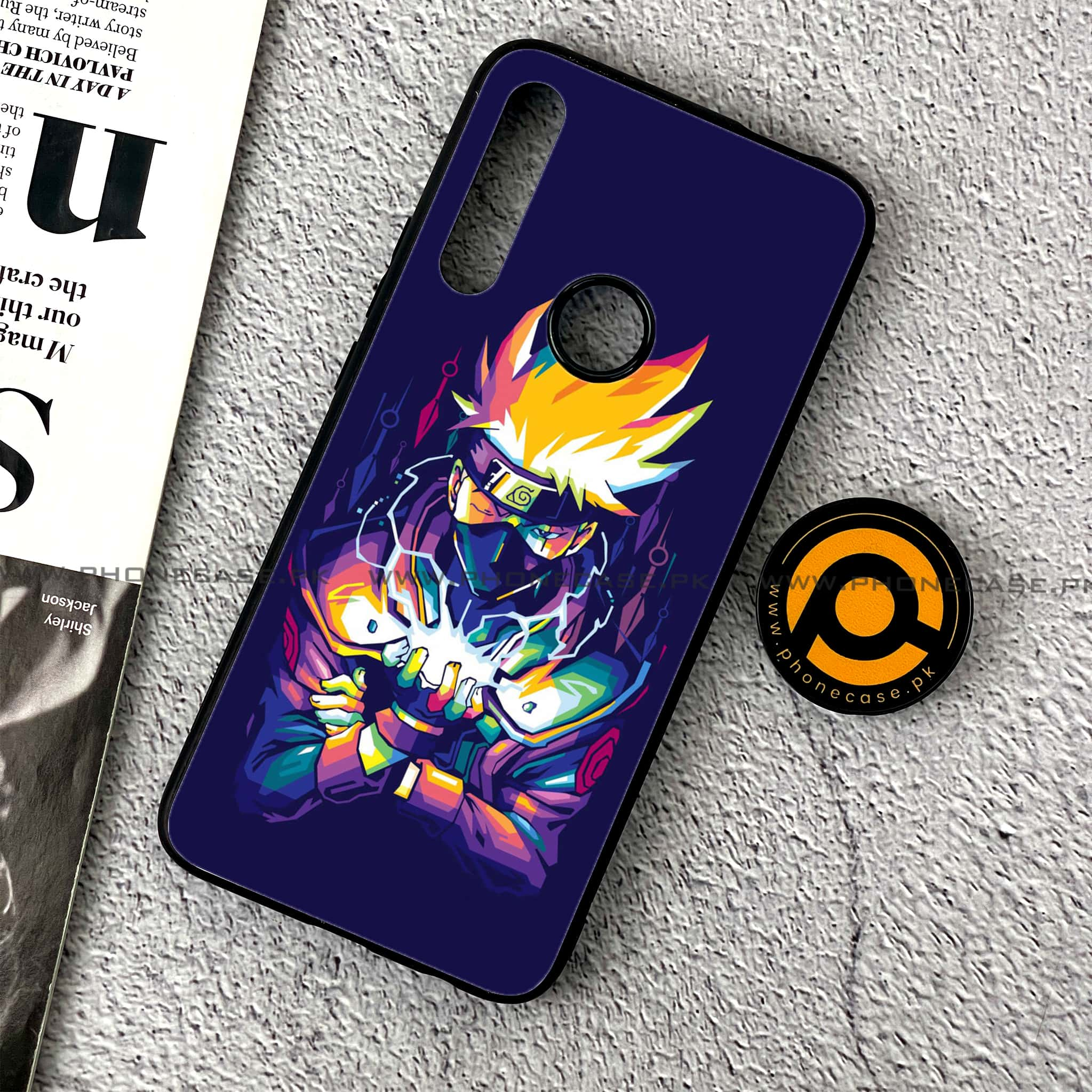 Huawei Y9 Prime (2019) - Anime 2.0 Series - Premium Printed Glass soft Bumper shock Proof Case