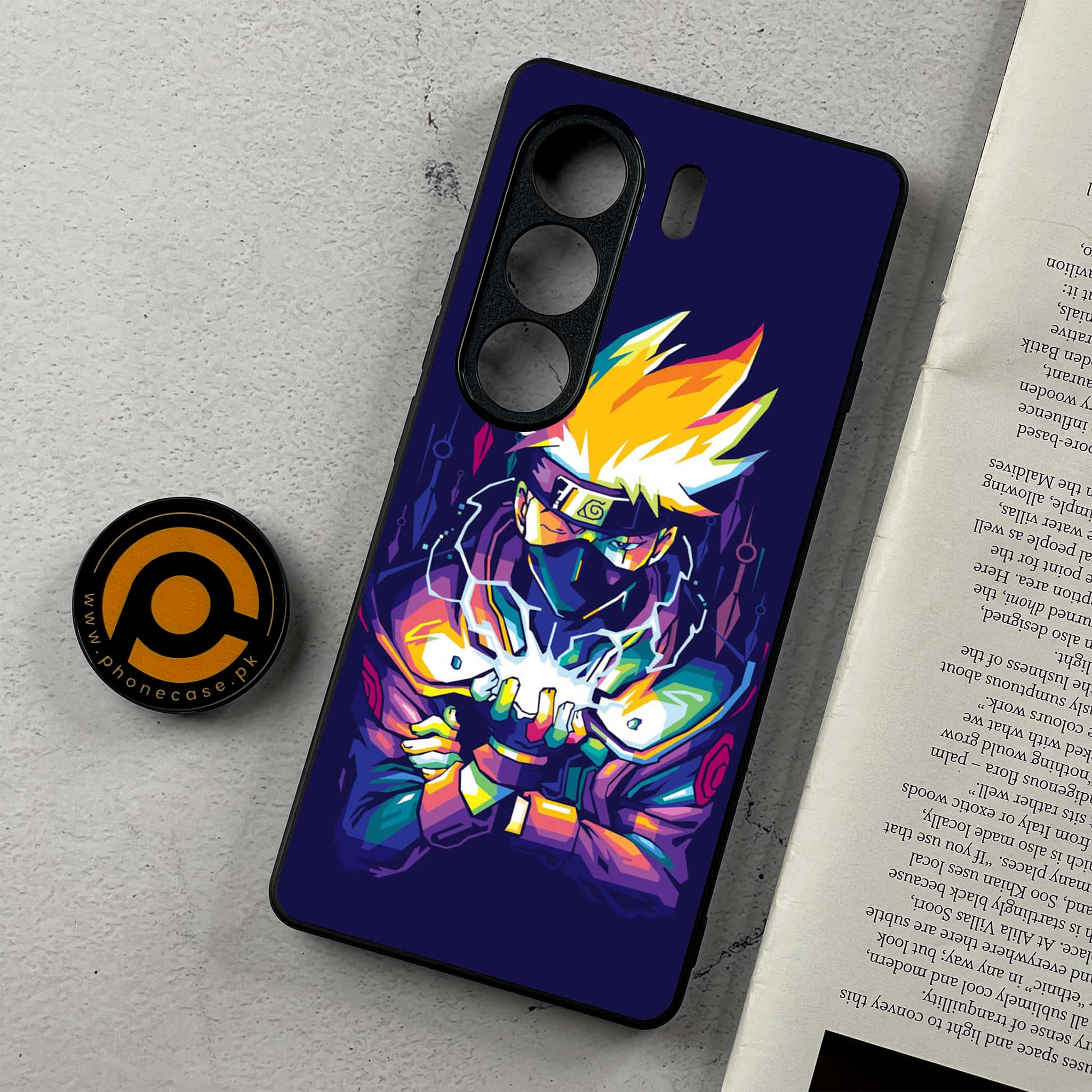 Tecno Camon 40 - Anime 2.0 Series - Premium Metal Printed Soft Bumper Shockproof Case