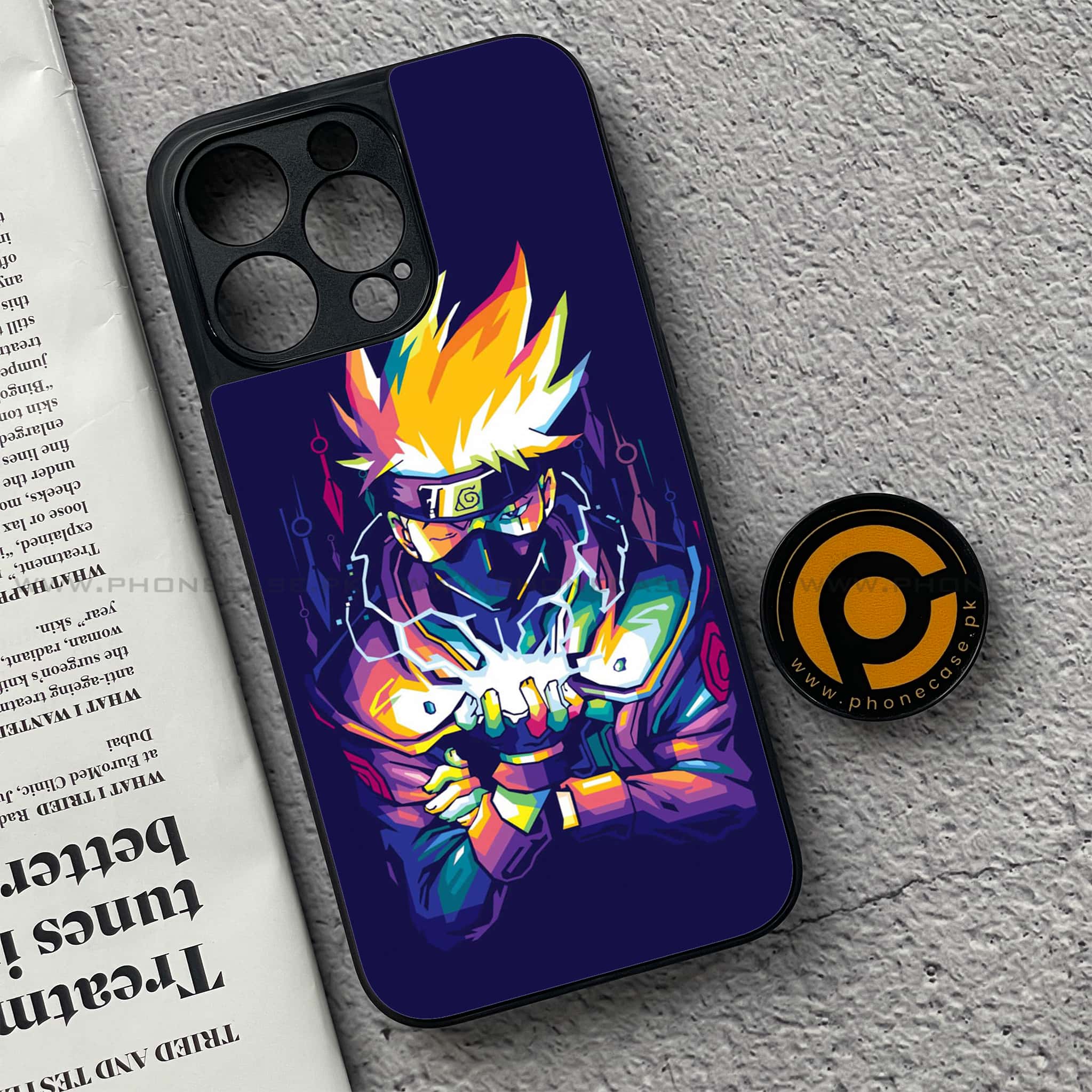 iPhone 15 Pro - Anime 2.0 Series - Premium Metal Printed soft Bumper shock Proof Case
