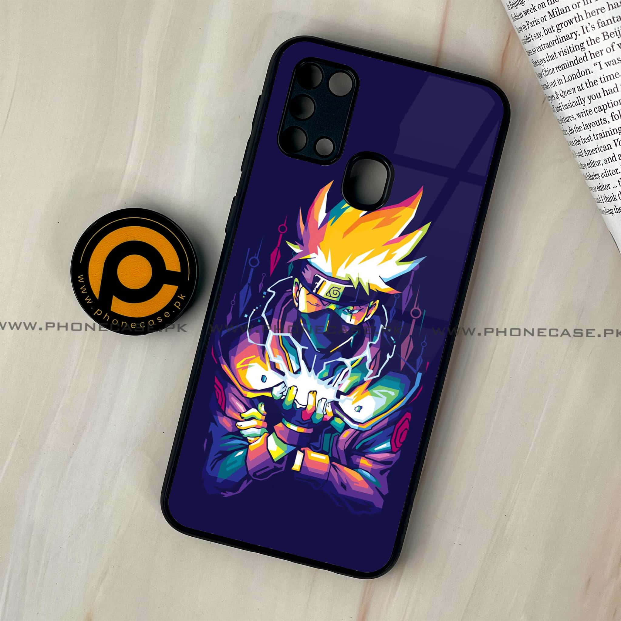 Galaxy M31 - Anime 2.0 Series - Premium Printed Glass soft Bumper shock Proof Case