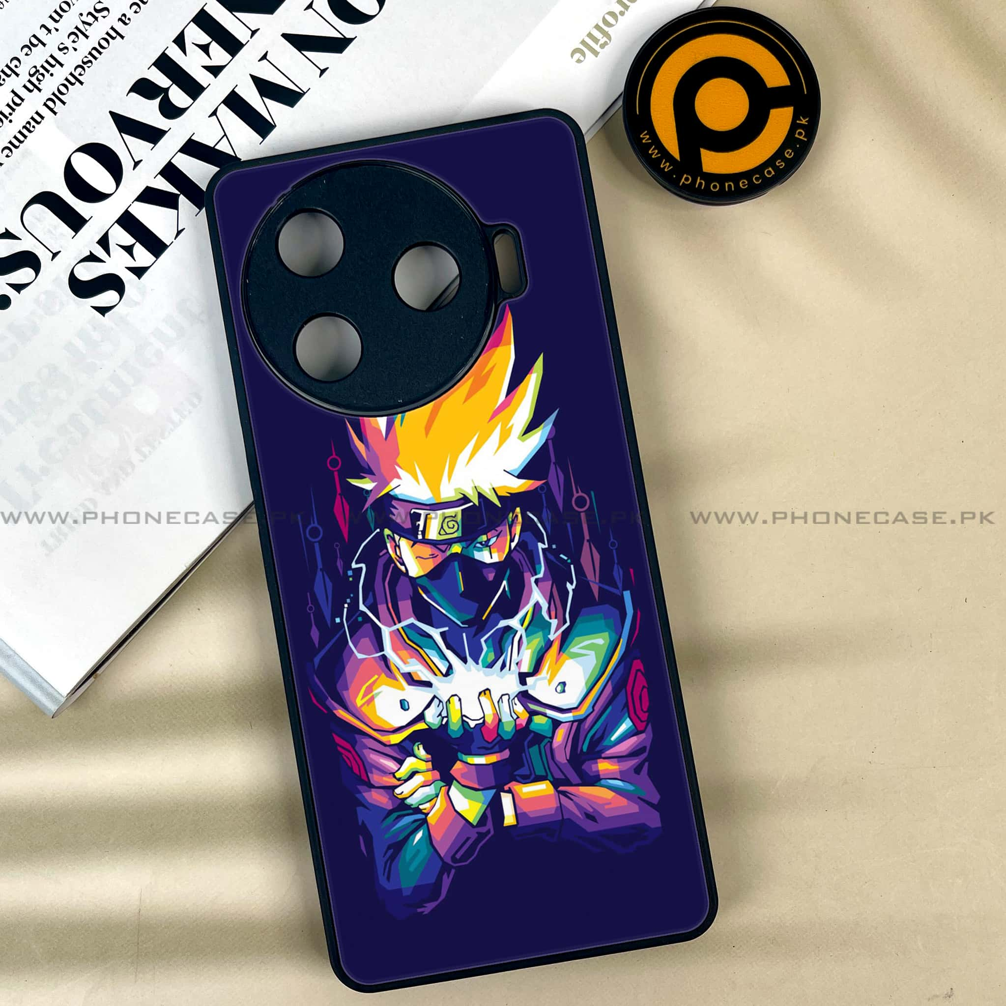 Tecno Camon 30 Pro - Anime 2.0 Series - Premium Printed Glass soft Bumper shock Proof Case