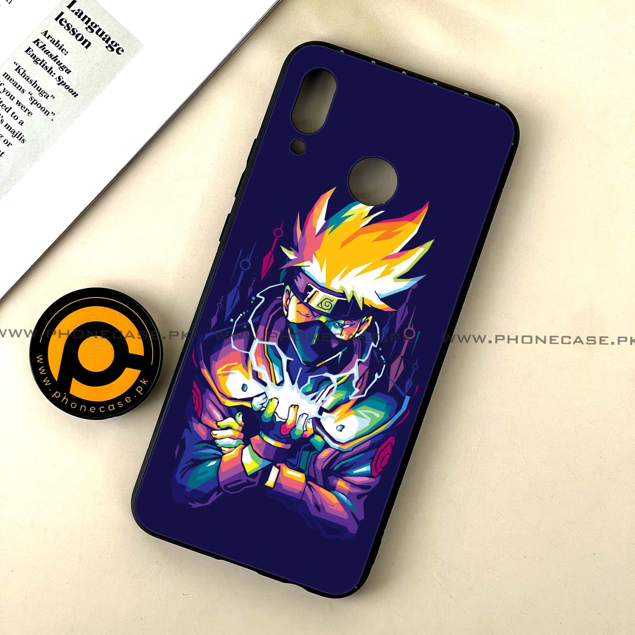 Huawei Nova 3 - Anime 2.0 Series - Premium Printed Glass soft Bumper shock Proof Case