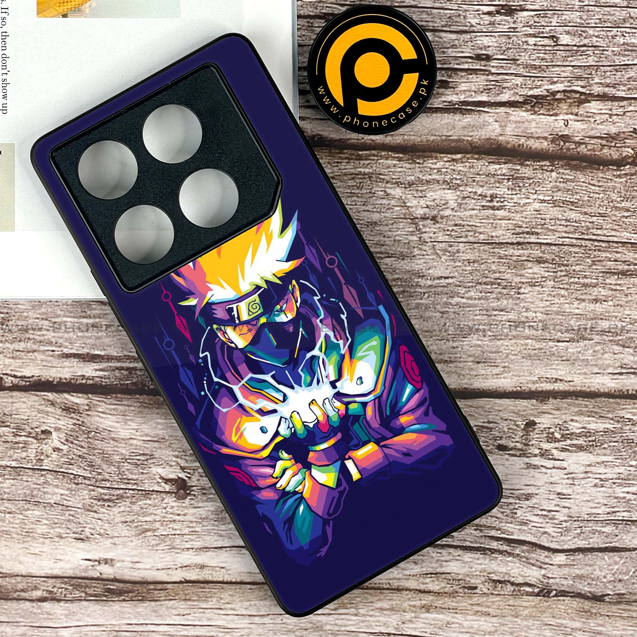 Infinix GT 20 Pro - Anime 2.0 Series - Premium Printed Glass soft Bumper shock Proof Case