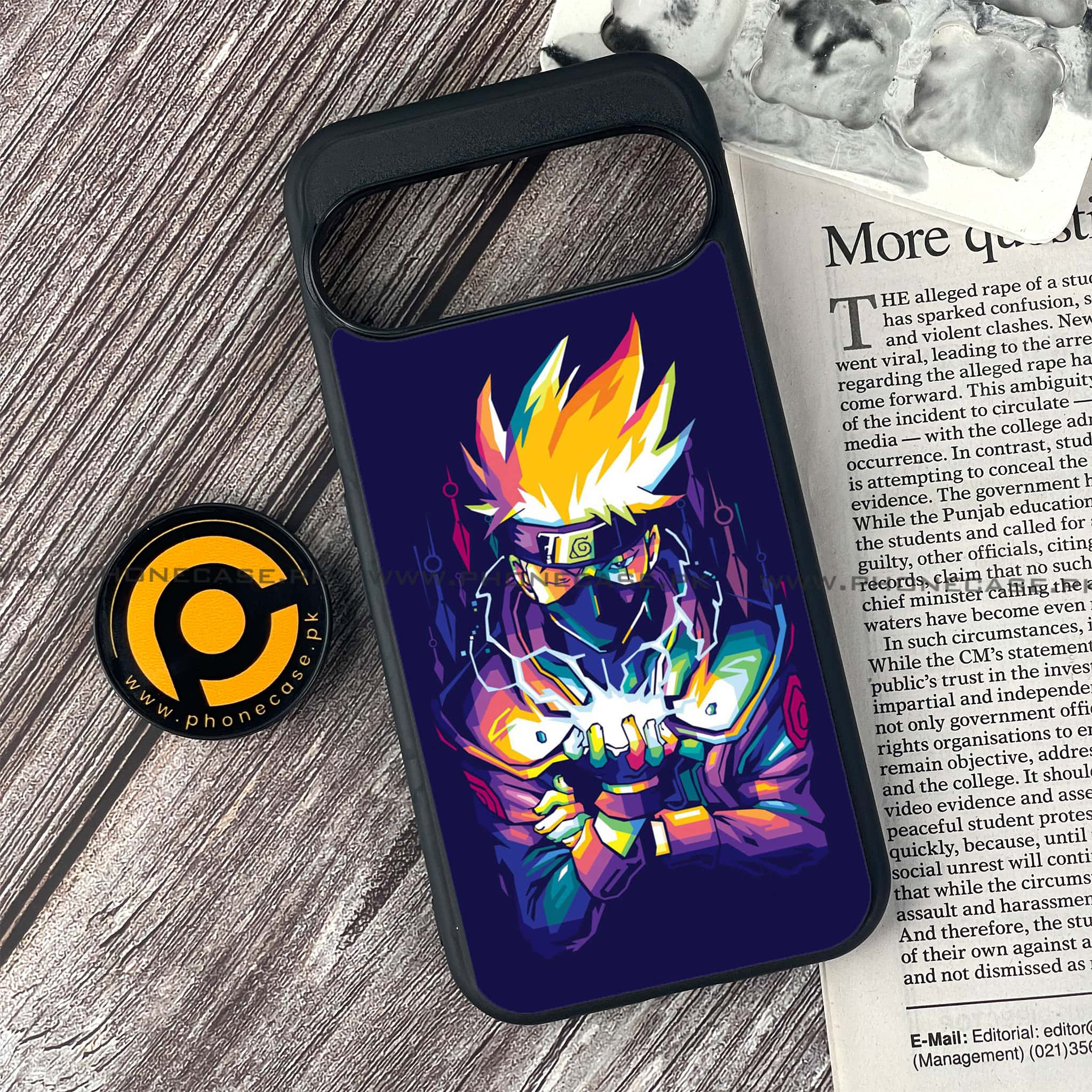 Google Pixel 9 Pro - Anime 2.0 Series - Premium Printed Glass soft Bumper shock Proof Case