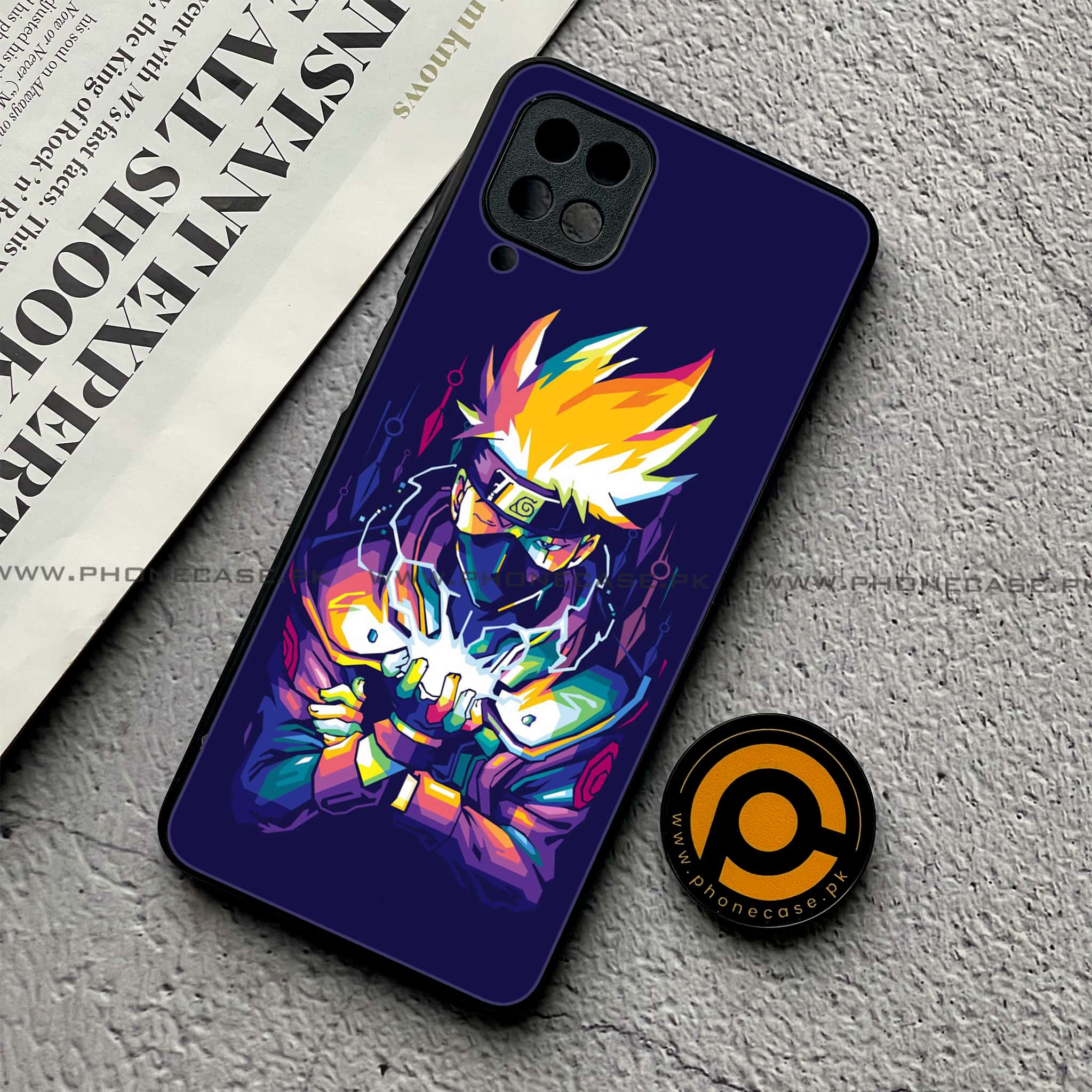 Samsung Galaxy A12 / A12 Nacho - Anime 2.0 Series - Premium Printed Glass soft Bumper shock Proof Case