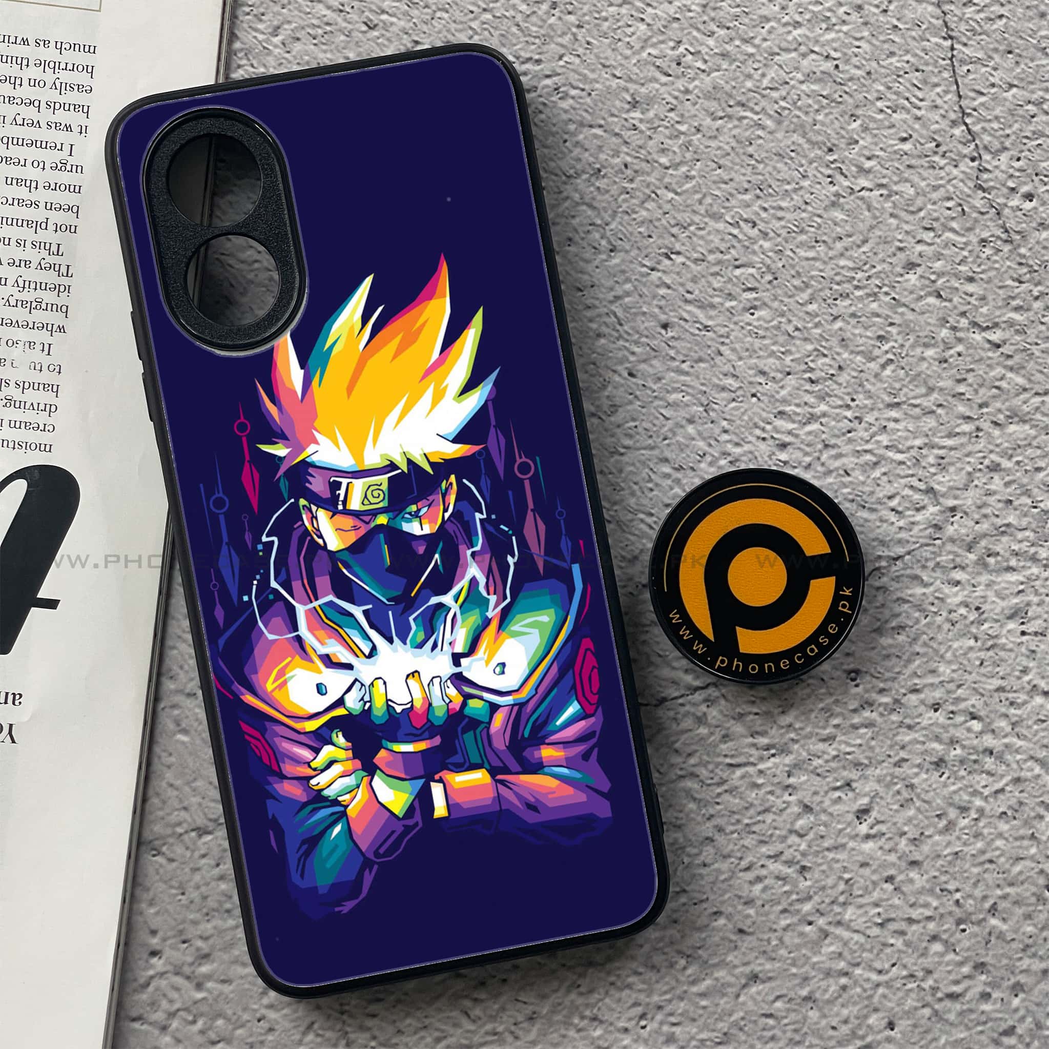 Oppo A18 4G - Anime 2.0 Series - Premium Printed Glass soft Bumper shock Proof Case