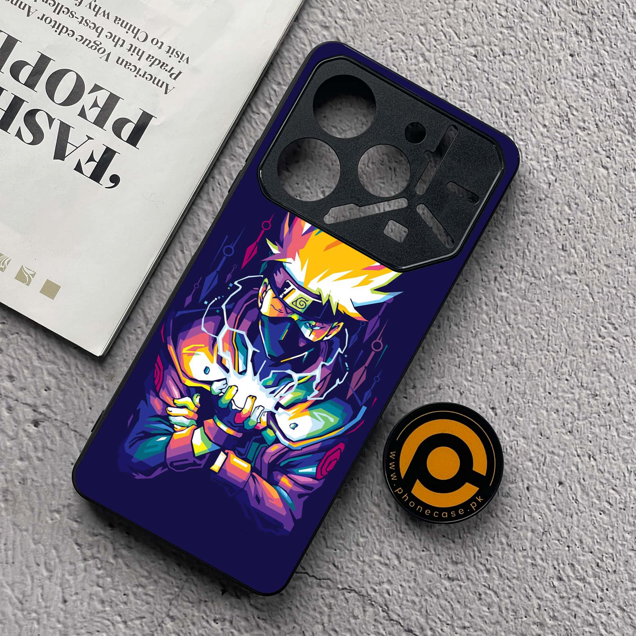 Tecno Pova 6 Neo - Anime 2.0 Series - Premium Metal  Printed soft Bumper shock Proof Case