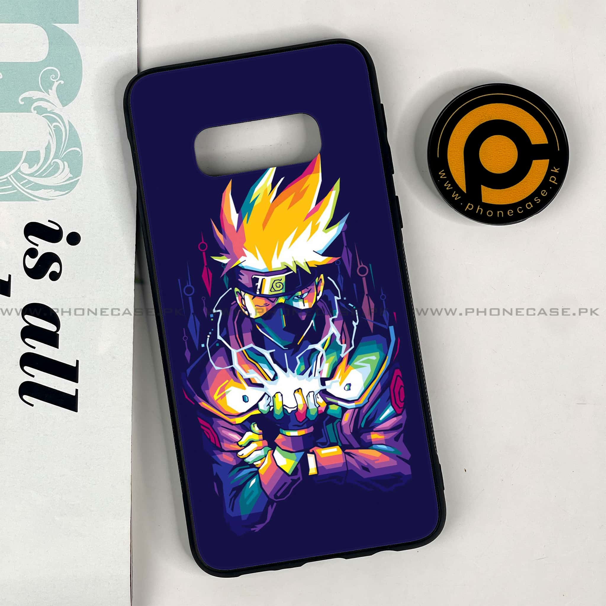 Galaxy S10e - Anime 2.0 Series - Premium Printed Glass soft Bumper shock Proof Case