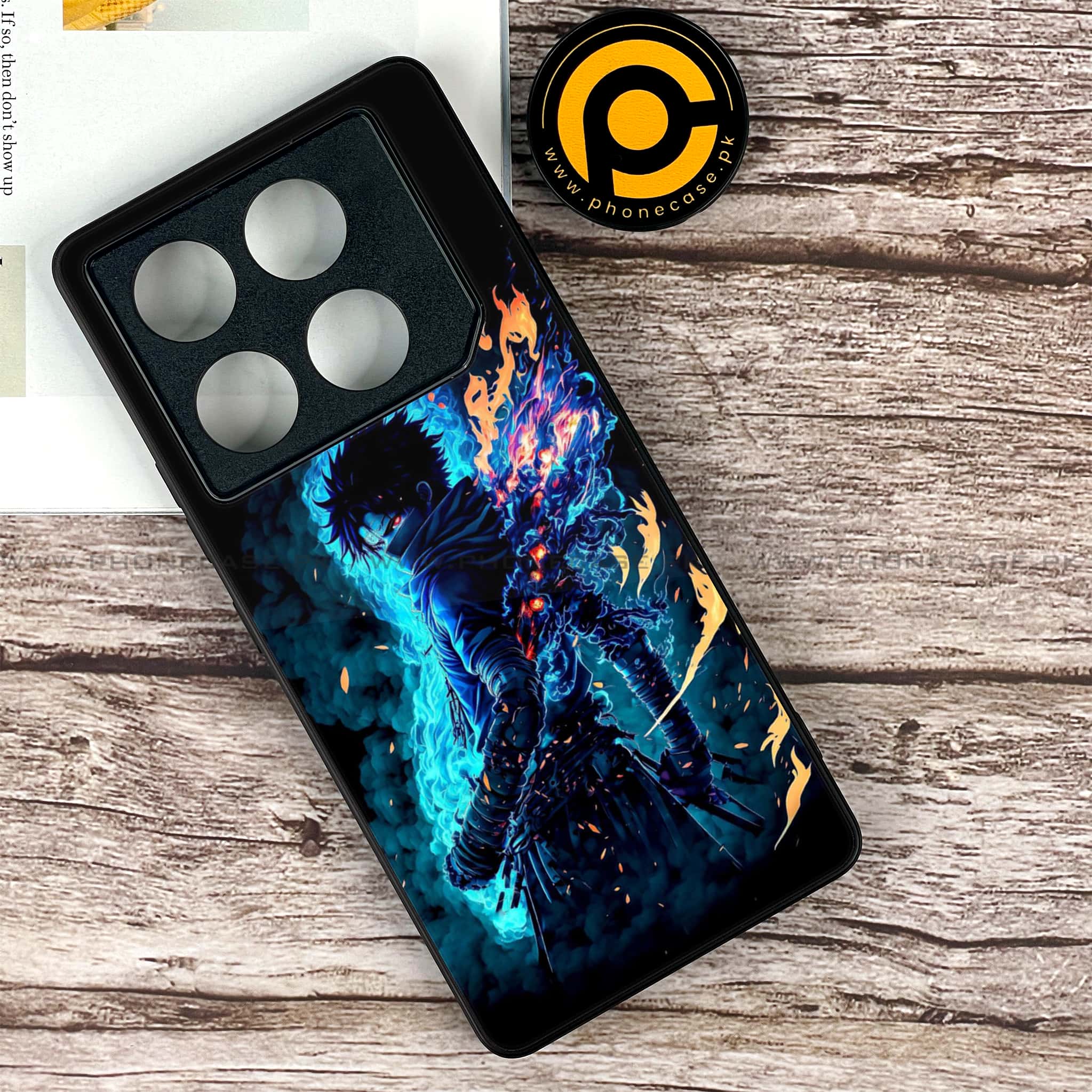 Infinix GT 20 Pro - Anime 2.0 Series - Premium Printed Glass soft Bumper shock Proof Case