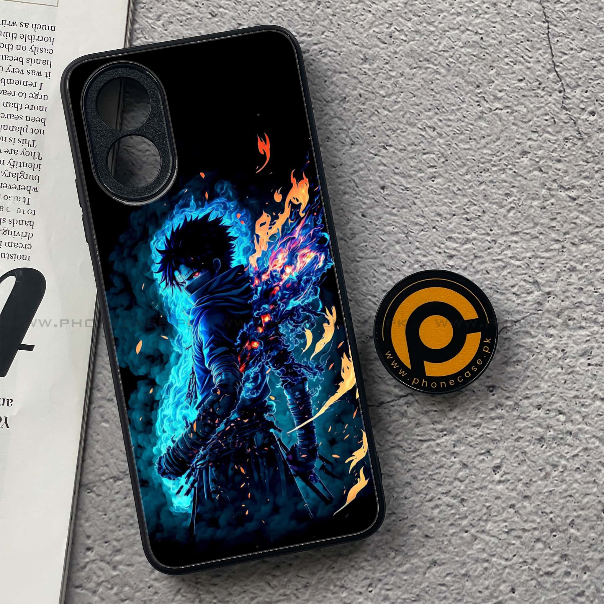 Oppo A18 4G - Anime 2.0 Series - Premium Printed Glass soft Bumper shock Proof Case