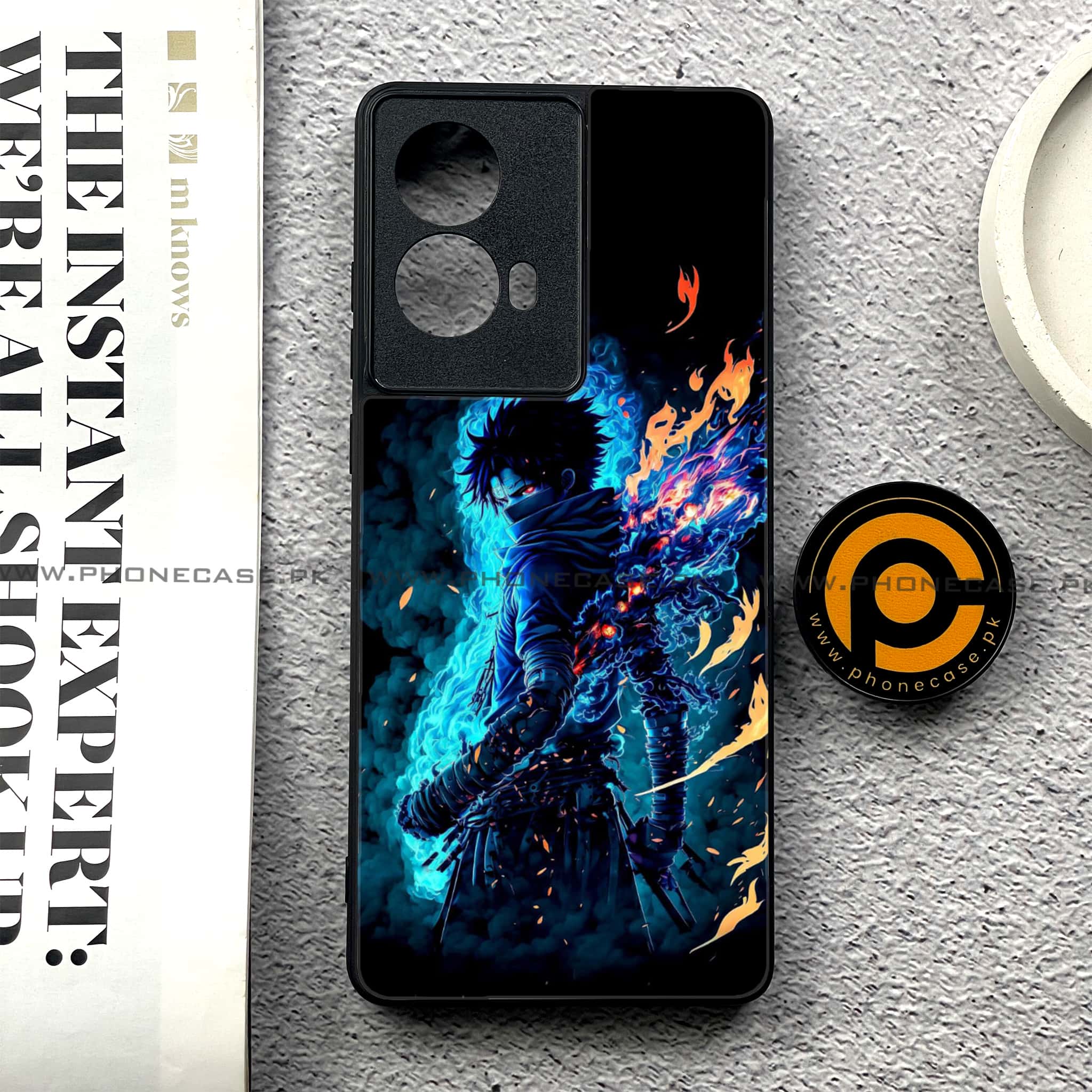 Moto G85 - Anime 2.0 Series - Premium Printed Glass soft Bumper shock Proof Case