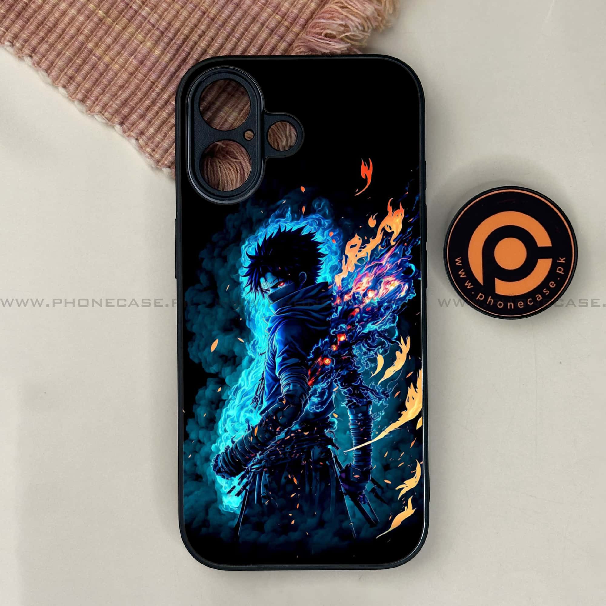 iPhone 17 - Anime 2.0 Series - Premium Printed Glass soft Bumper shock Proof Case