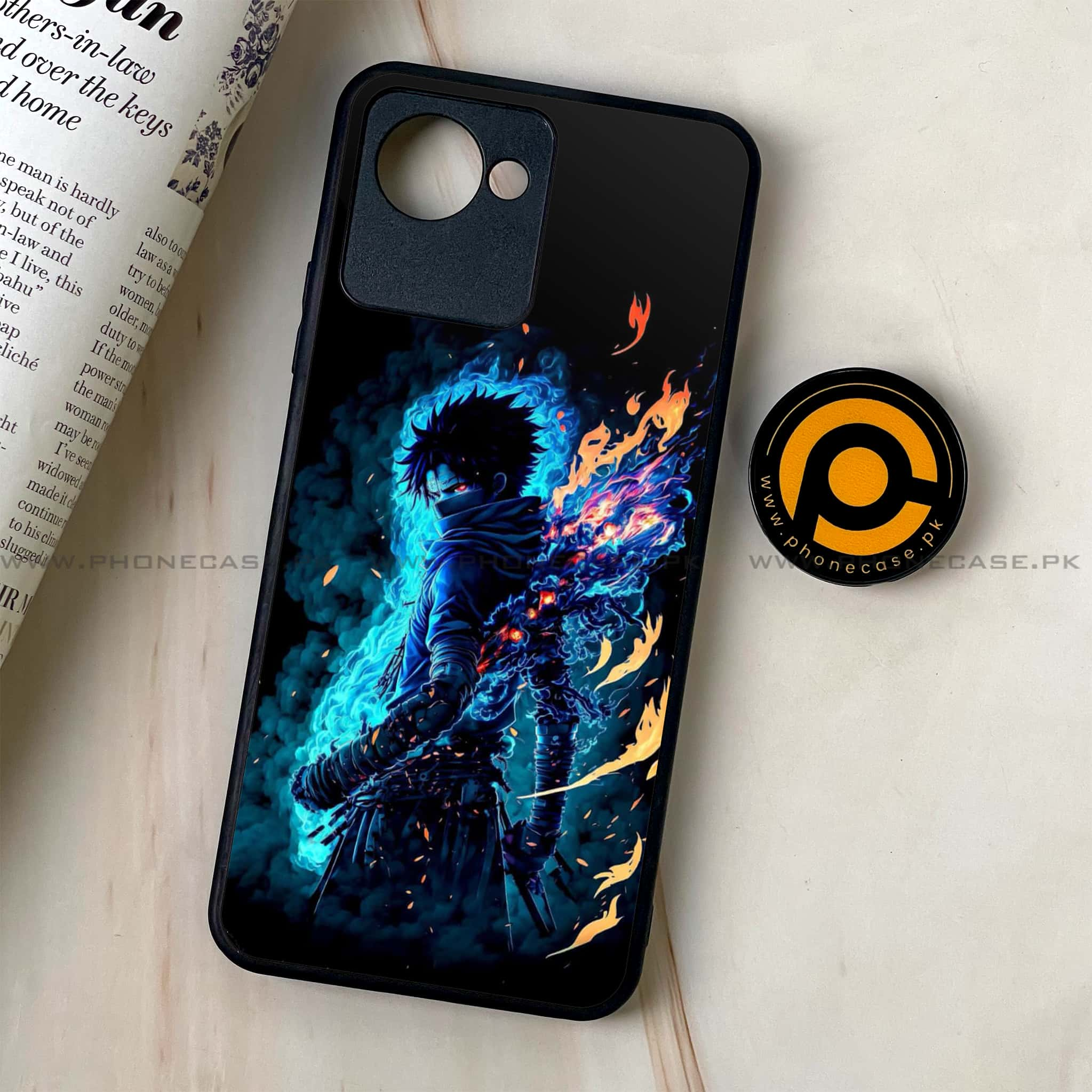 Realme C30 - Anime 2.0 Series - Premium Printed Glass soft Bumper shock Proof Case