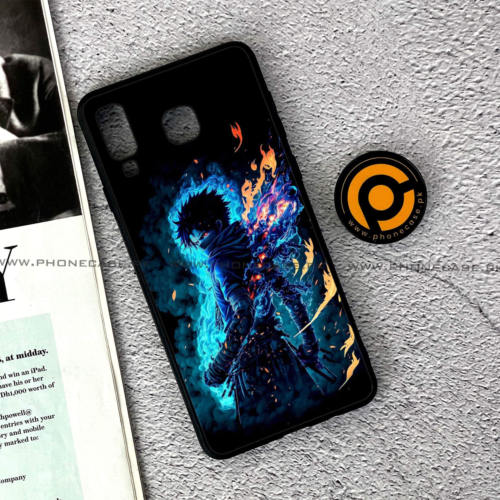 Samsung Galaxy A8 Star(A9 Star) - Anime 2.0 Series - Premium Printed Glass soft Bumper shock Proof Case