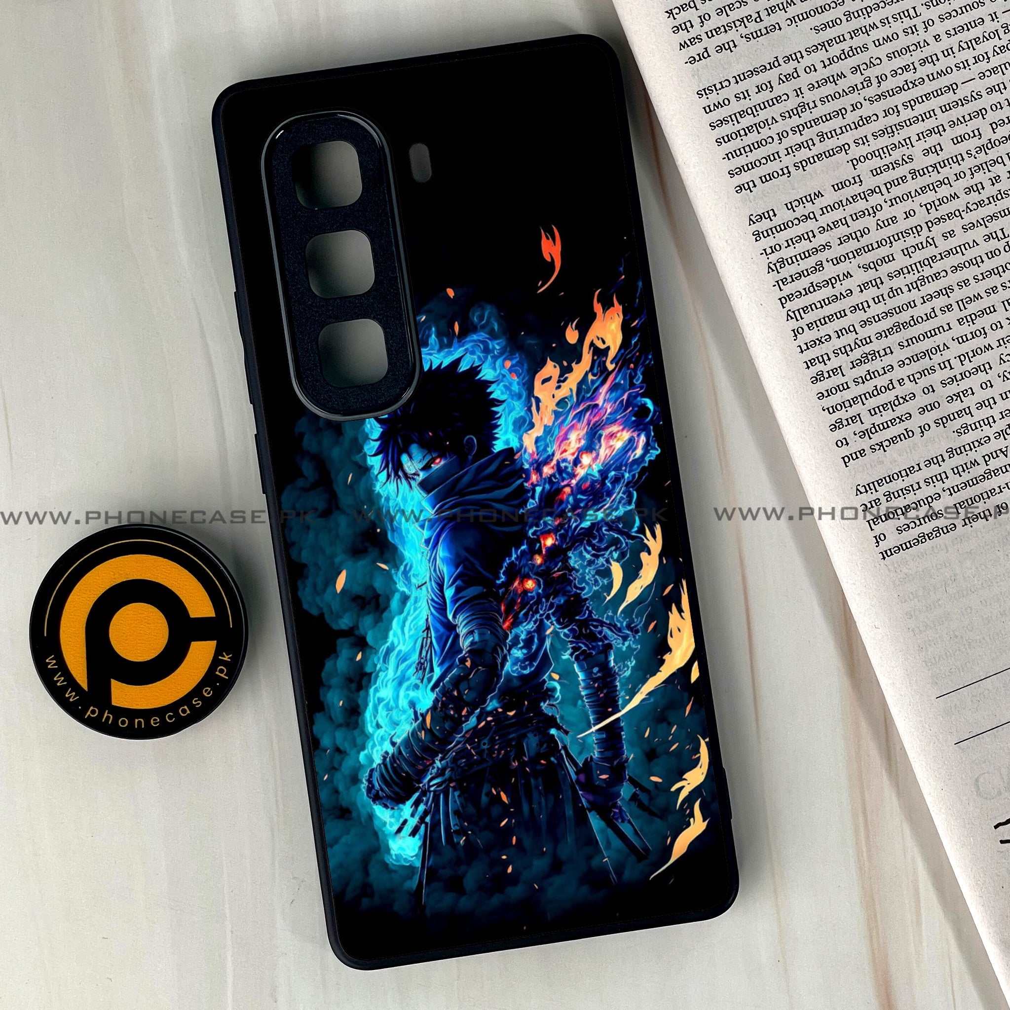 Infinix Hot 60 Pro Plus - Anime 2.0 Series - Premium Metal Printed soft Bumper shock Proof Case