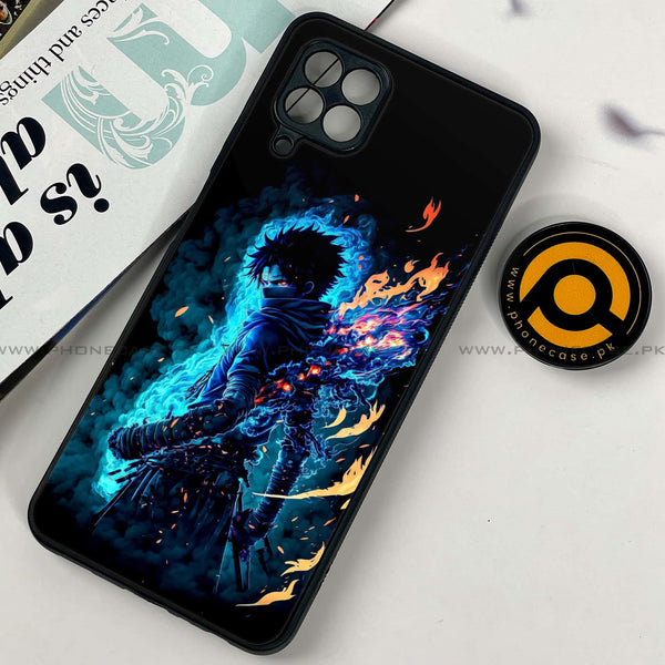 Samsung Galaxy A22 - Anime 2.0 Design 7  - Premium Printed Glass soft Bumper shock Proof Case  CS-37291