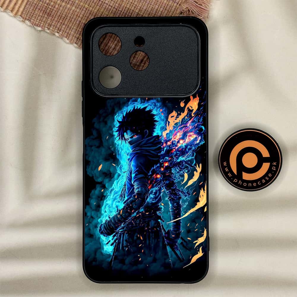 Tecno Spark 40 - Anime 2.0 Series - Premium Metal Printed soft Bumper shock Proof Case