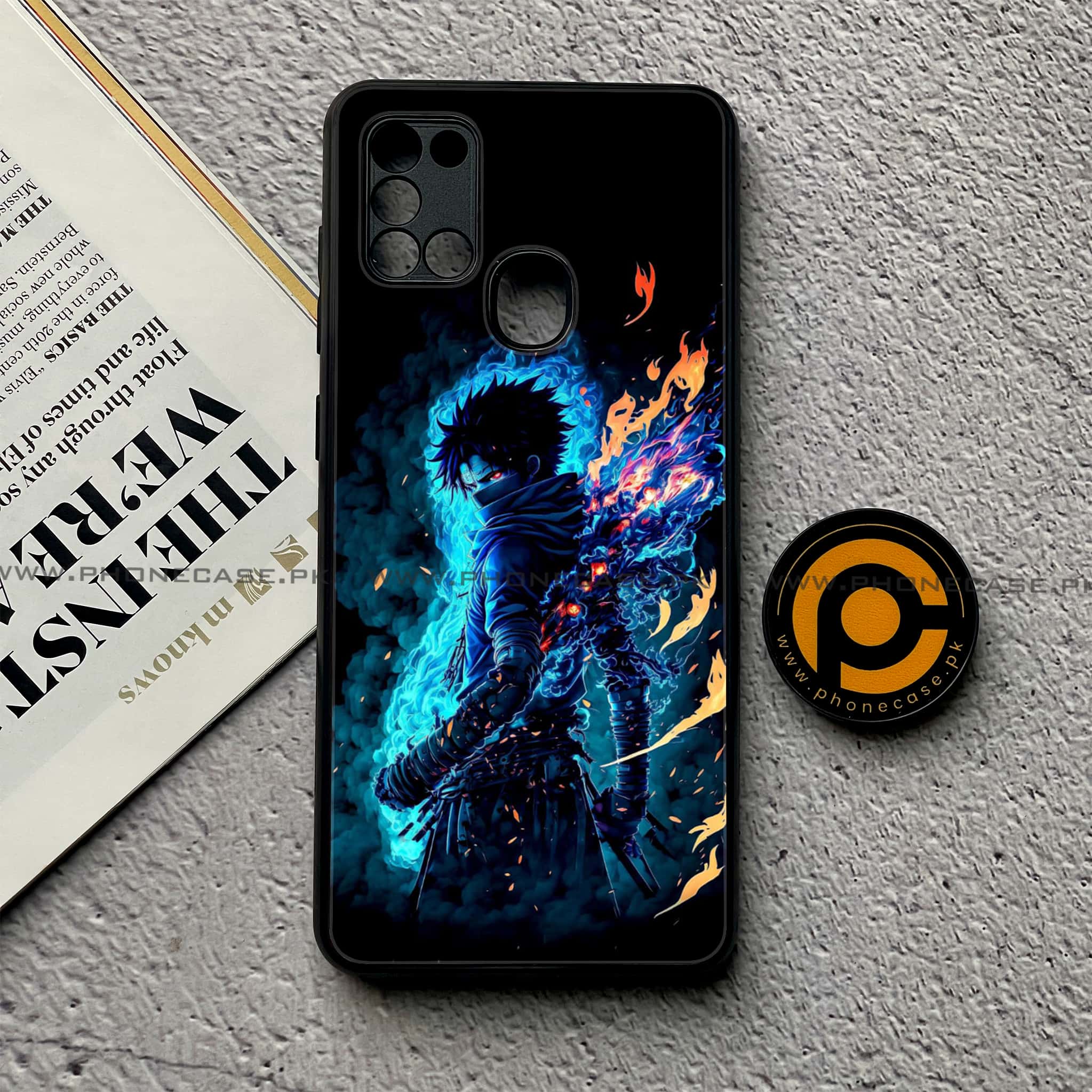Samsung Galaxy A21s - Anime 2.0 Series - Premium Printed Glass soft Bumper shock Proof Case
