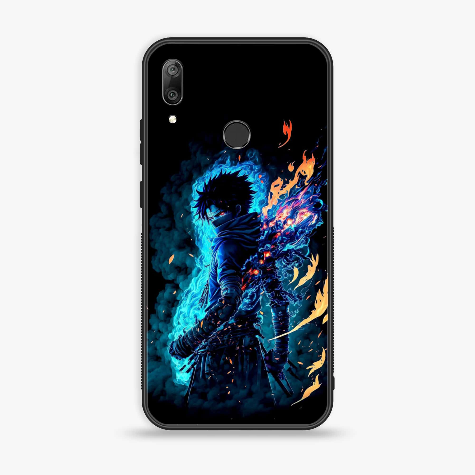 Huawei Y7 Prime (2019) - Anime 2.0 Series - Premium Printed Glass soft Bumper shock Proof Case