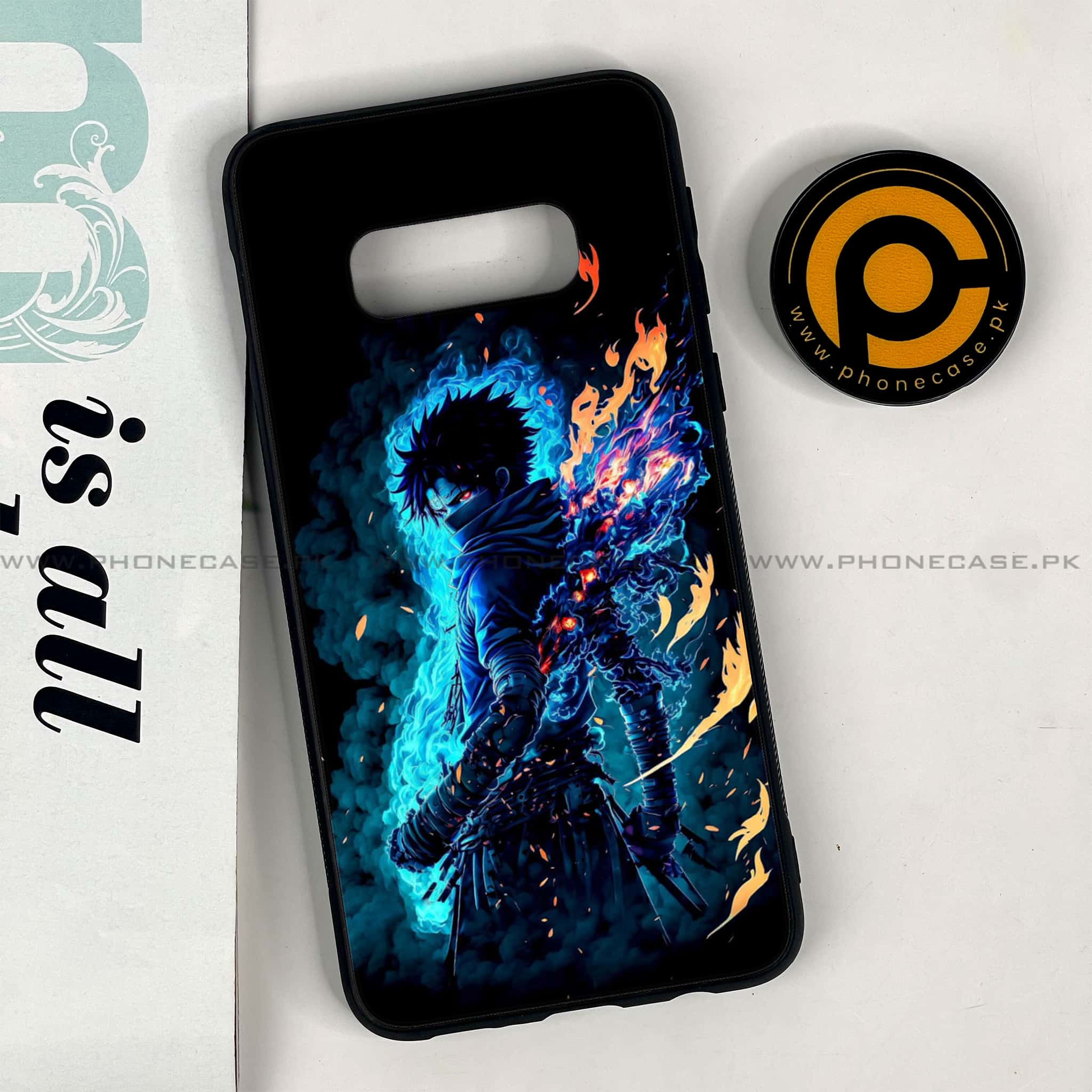 Galaxy S10e - Anime 2.0 Series - Premium Printed Glass soft Bumper shock Proof Case