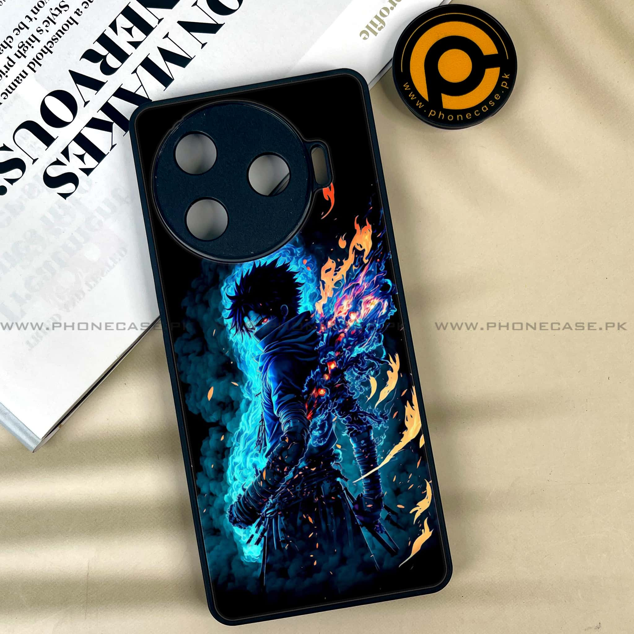 Tecno Camon 30 Pro - Anime 2.0 Series - Premium Printed Glass soft Bumper shock Proof Case