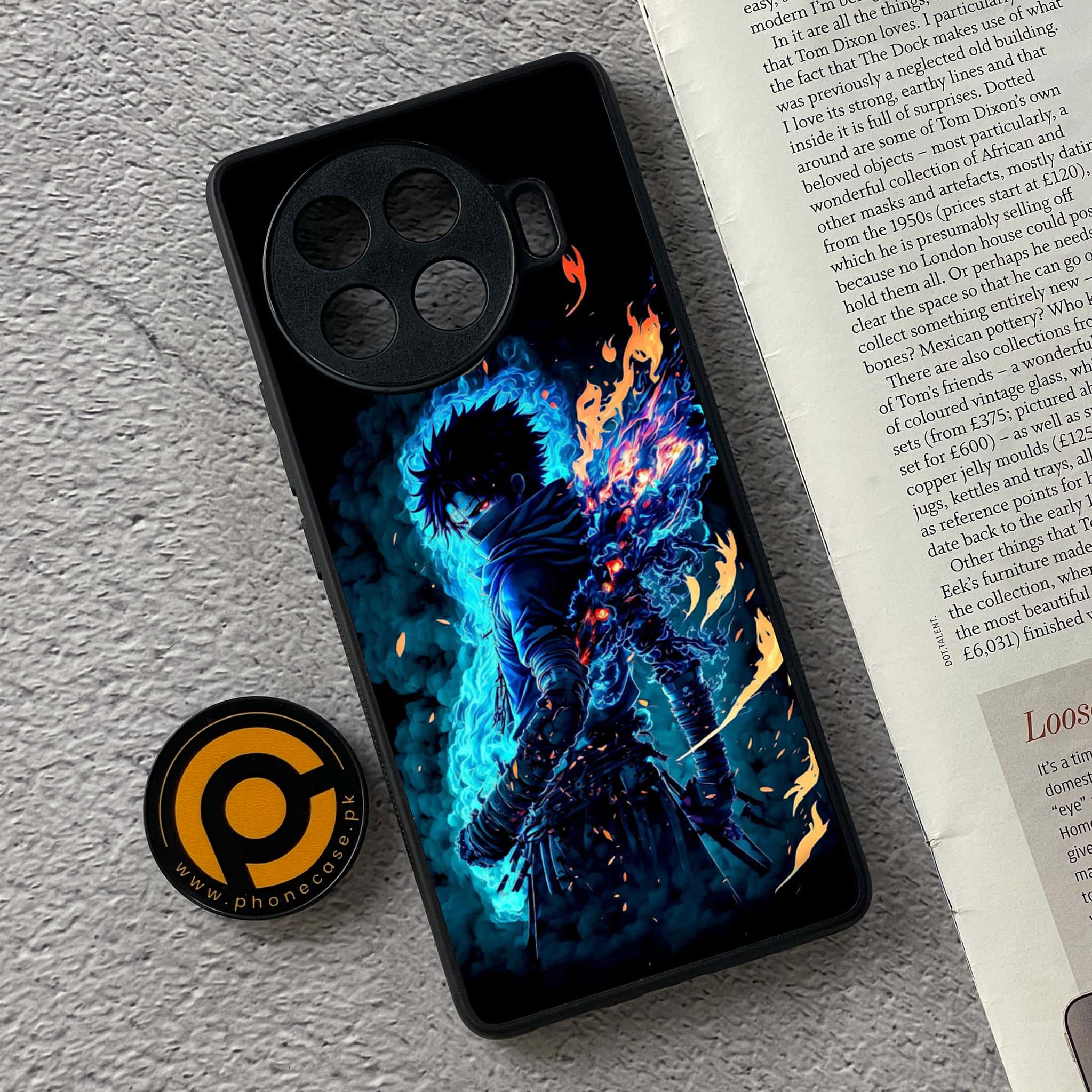 Tecno Spark 20 pro plus - Anime 2.0 Series - Premium Metal Printed soft Bumper shock Proof Case