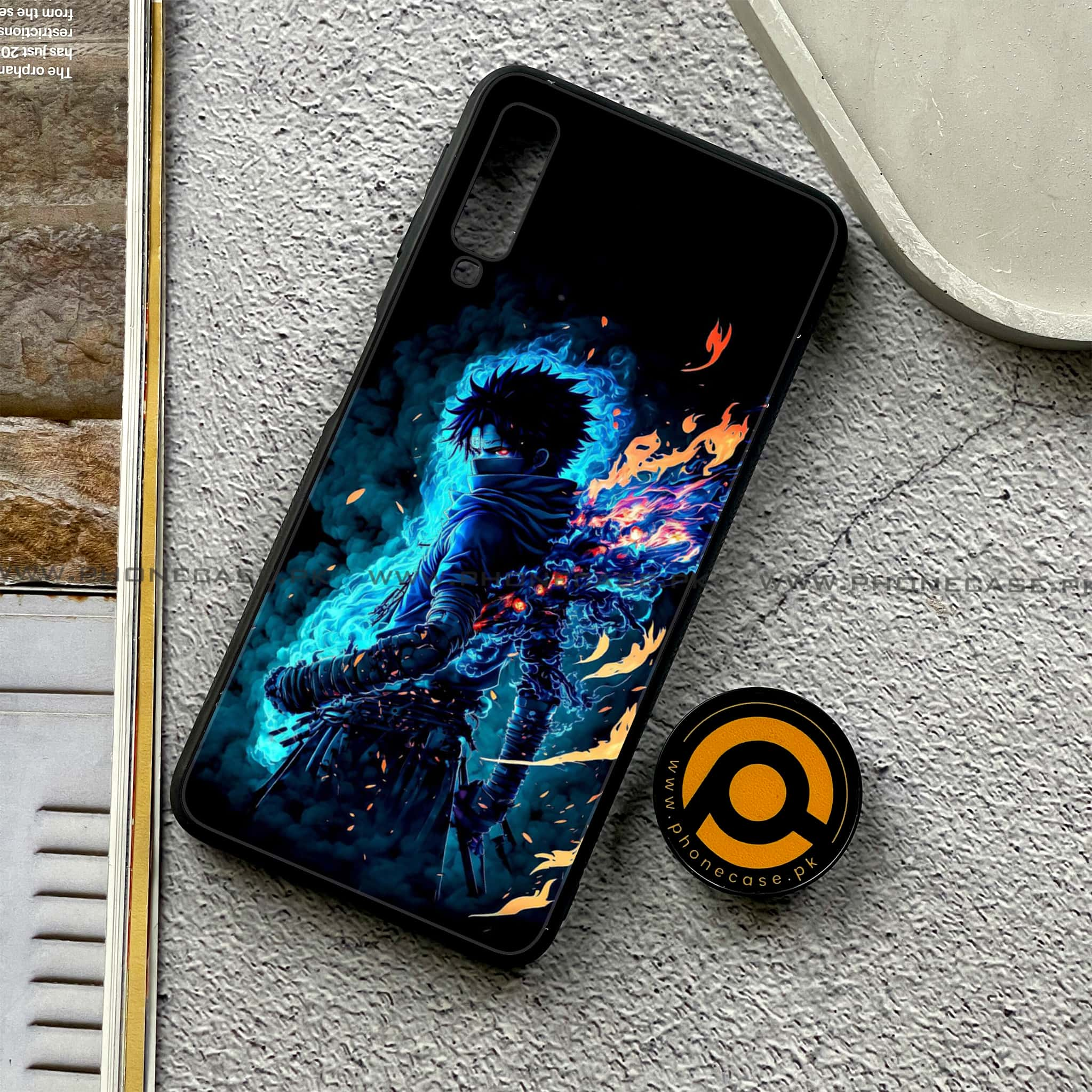 Galaxy A7 2018 - Anime 2.0 Series - Premium Printed Metal soft Bumper shock Proof Case