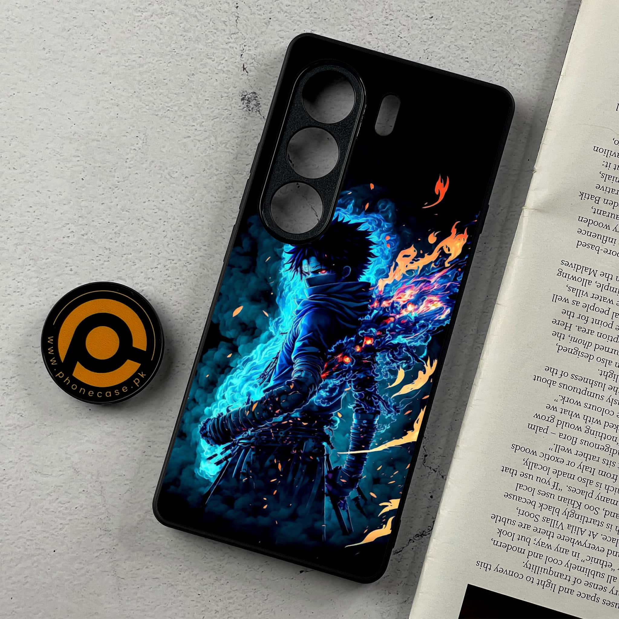 Tecno Camon 40 - Anime 2.0 Series - Premium Metal Printed Soft Bumper Shockproof Case
