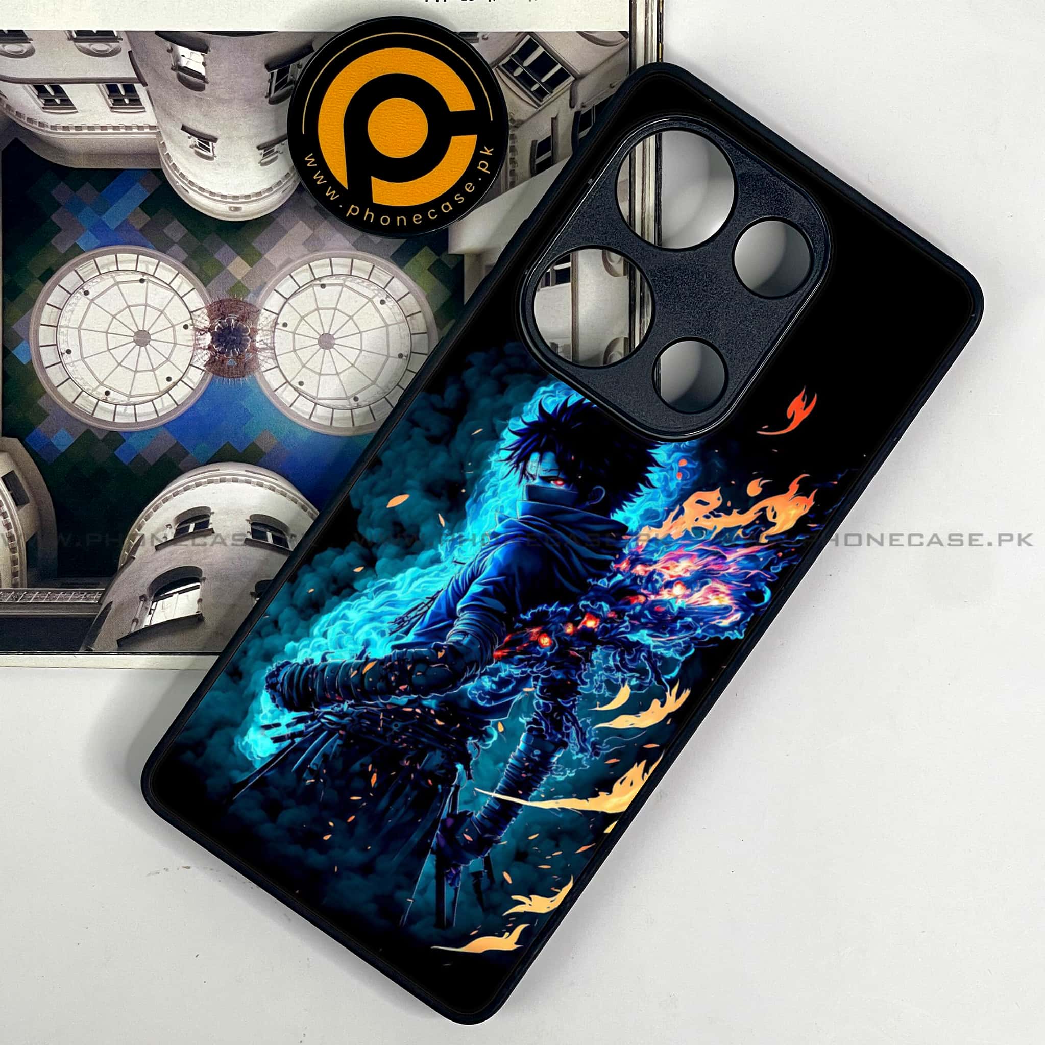 Redmi Note 13 Pro 4G - Anime 2.0 Series - Premium Metal Printed soft Bumper shock Proof Case
