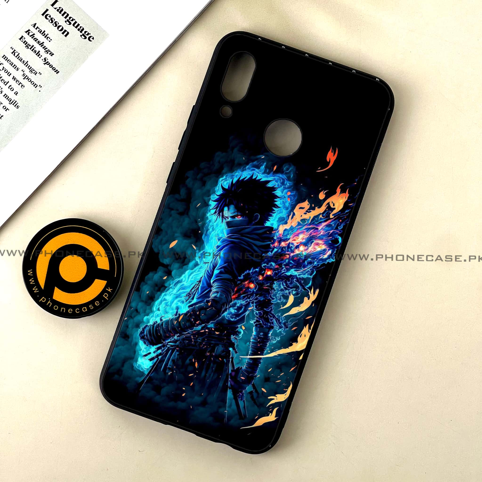 Huawei Nova 3 - Anime 2.0 Series - Premium Printed Glass soft Bumper shock Proof Case