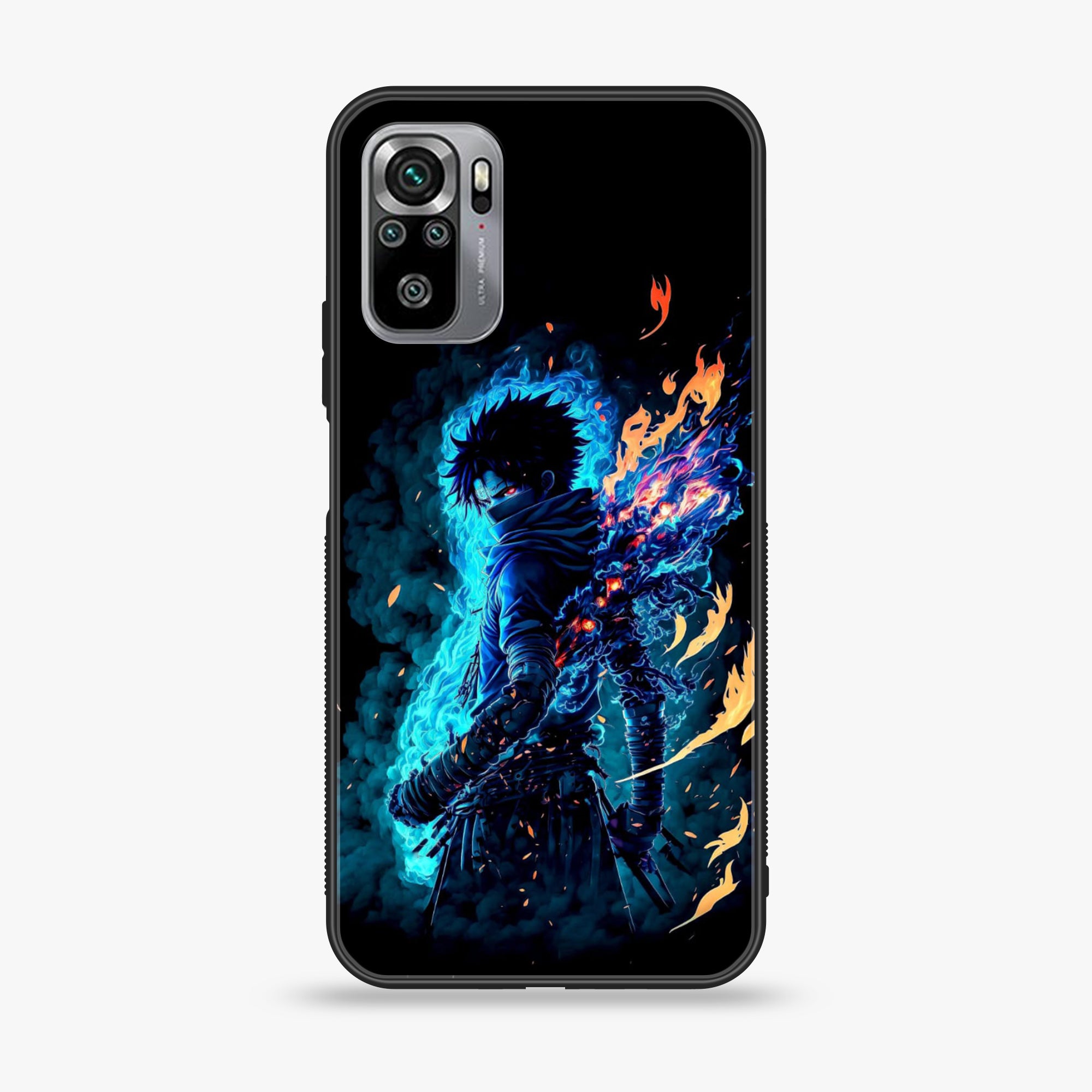 Xiaomi Redmi Note 10S- Anime 2.0 Series - Premium Printed Glass soft Bumper shock Proof Case