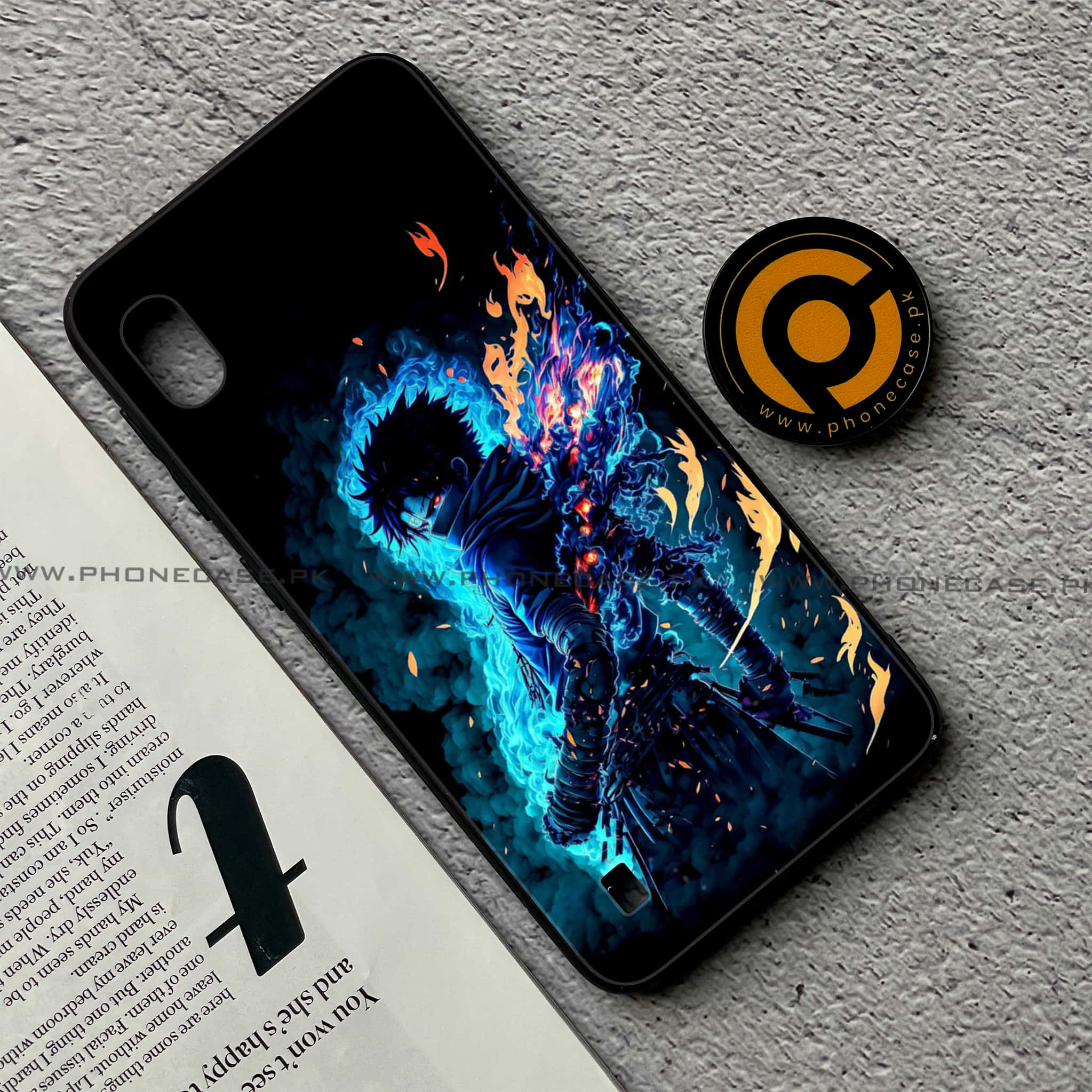 Samsung Galaxy A10 - Anime 2.0 Series - Premium Printed Glass soft Bumper shock Proof Case