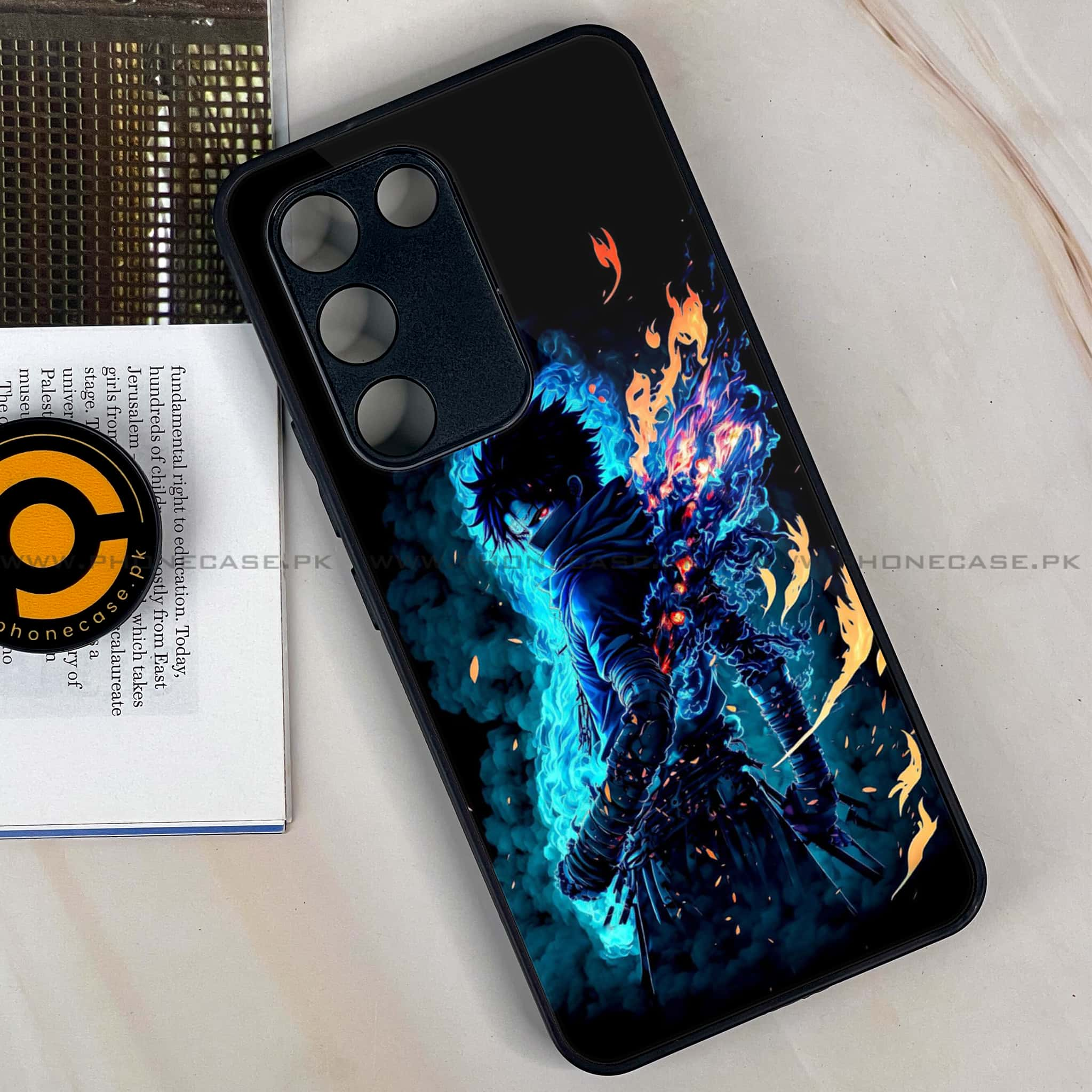 Vivo Y100 -  Anime 2.0 Series - Premium Printed Glass soft Bumper shock Proof Case