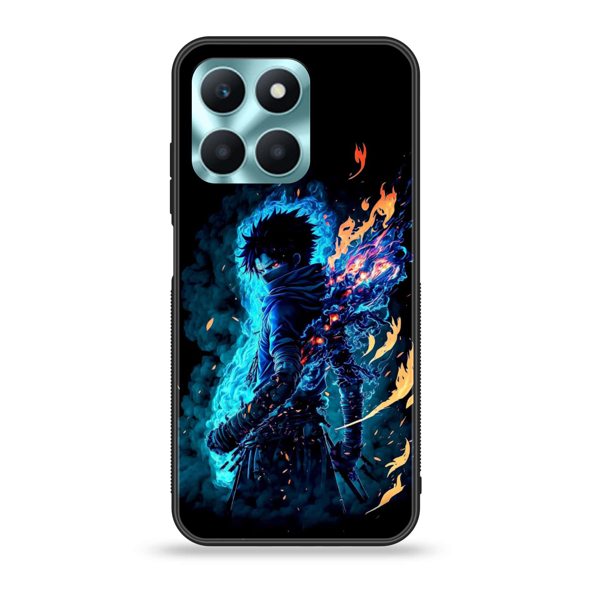 Honor X6a - Anime 2.0 Series - Premium Printed Glass soft Bumper shock Proof Case