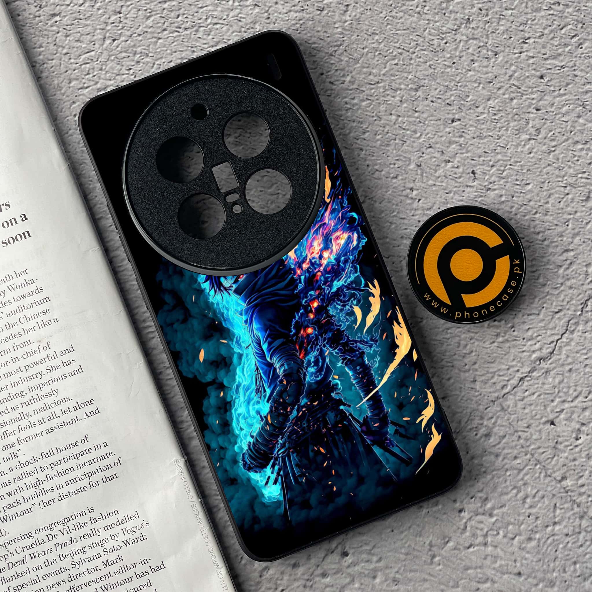 Vivo X200 Pro - Anime 2.0 Series - Premium Metal  Printed soft Bumper shock Proof Case