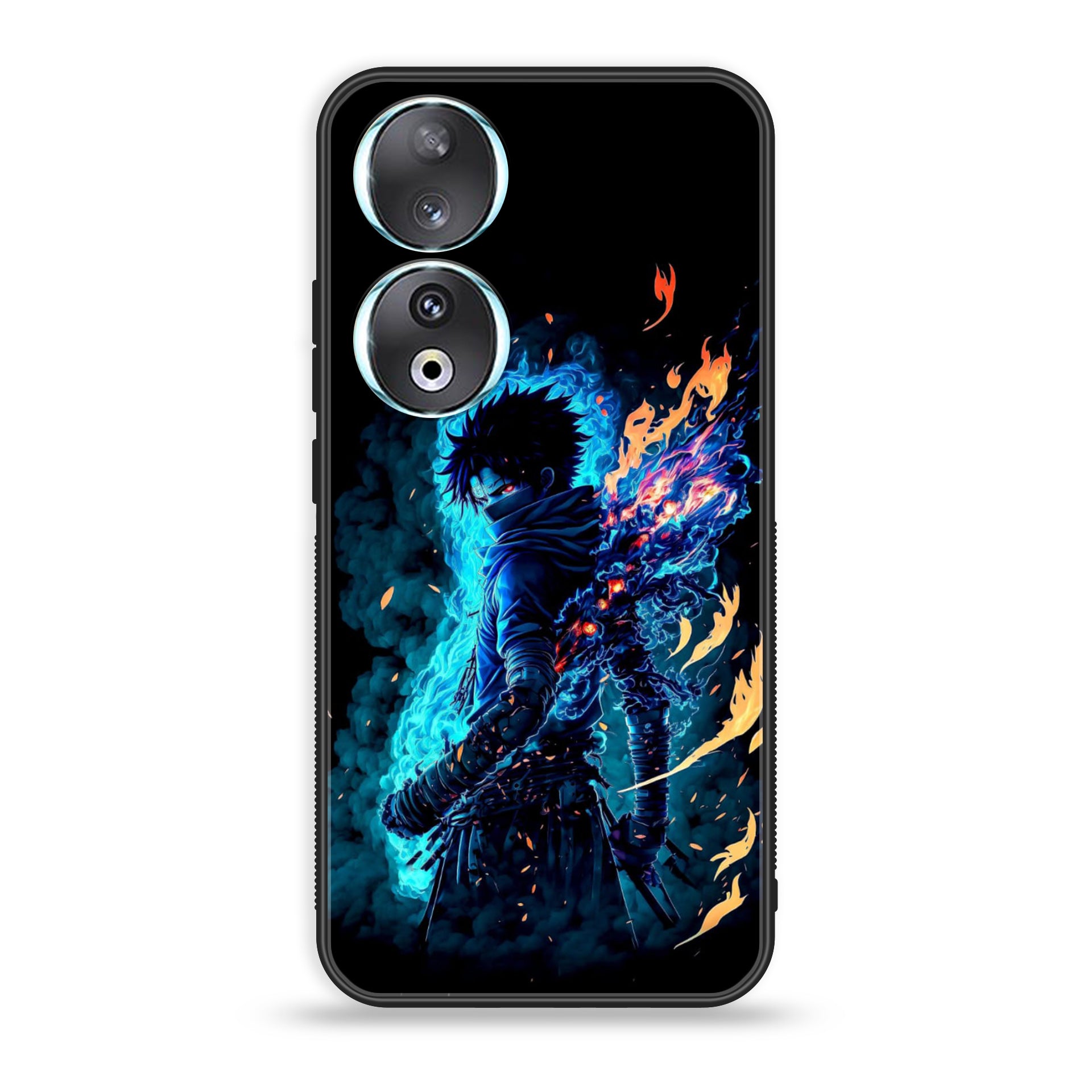 Huawei Honor 90 - Anime 2.0 Series - Premium Printed Glass soft Bumper shock Proof Case