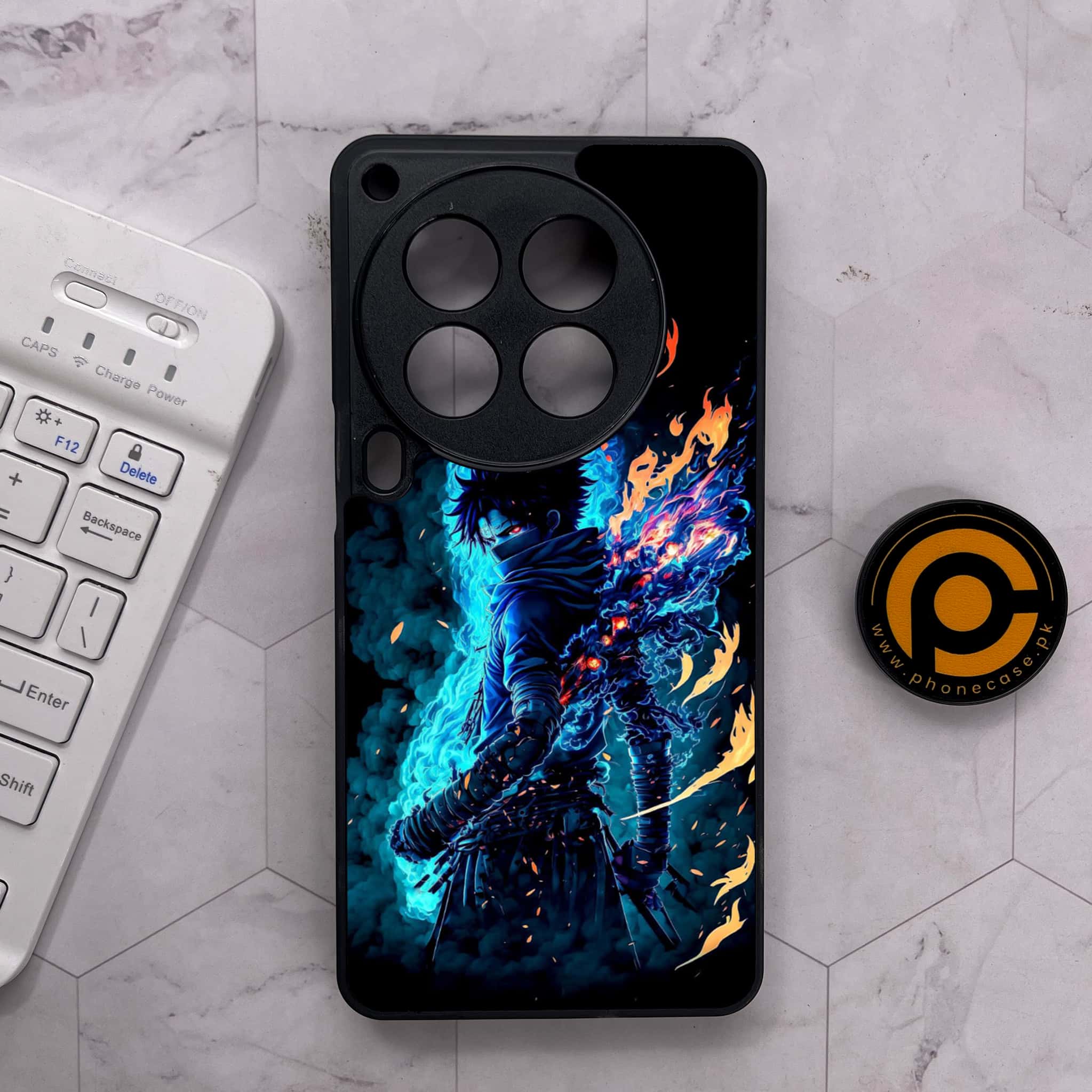 Tecno Camon 30 Premier - Anime 2.0 Series - Premium Metal Printed soft Bumper shock Proof Case