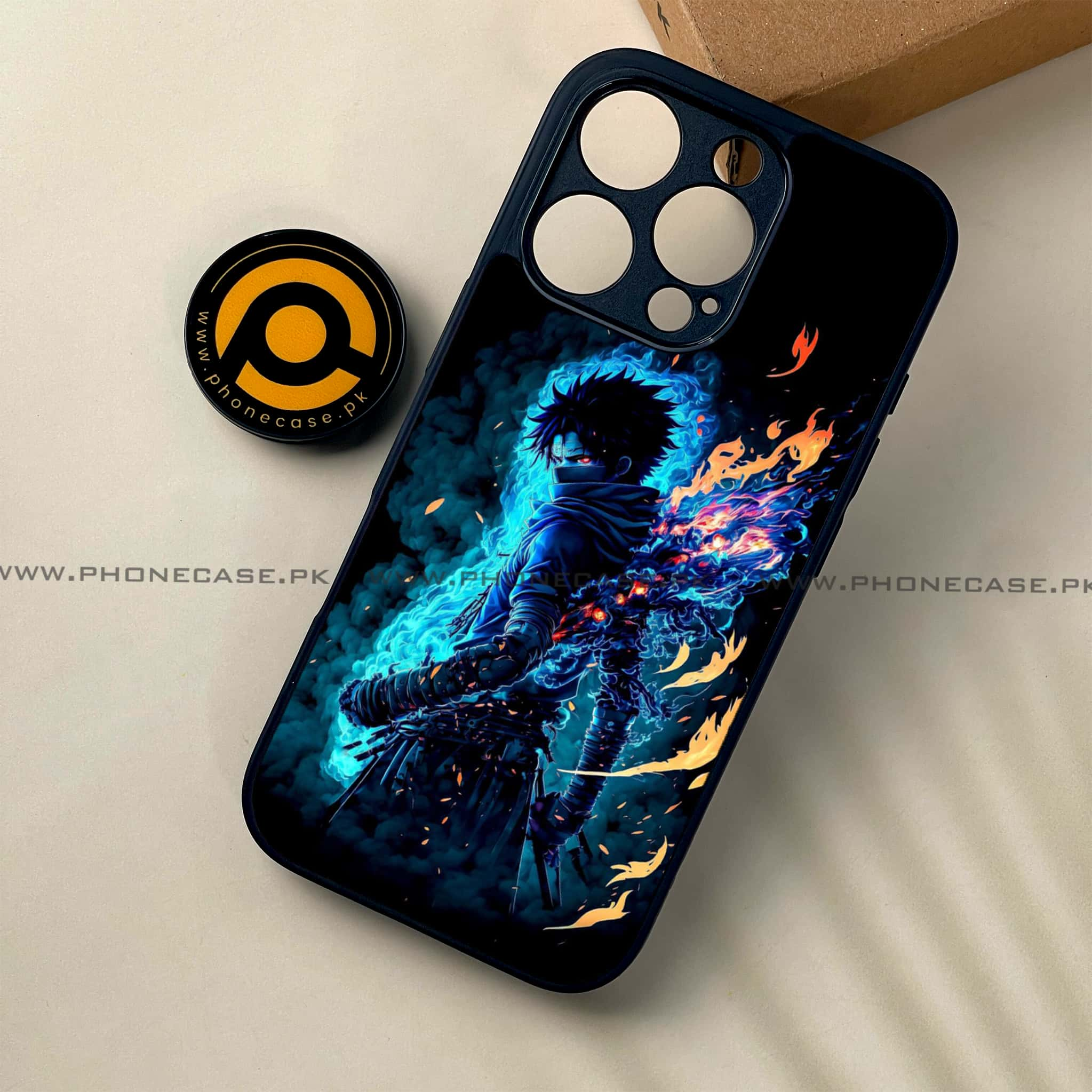 iPhone 16 Pro - Anime 2.0 Series - Premium Printed Glass soft Bumper shock Proof Case