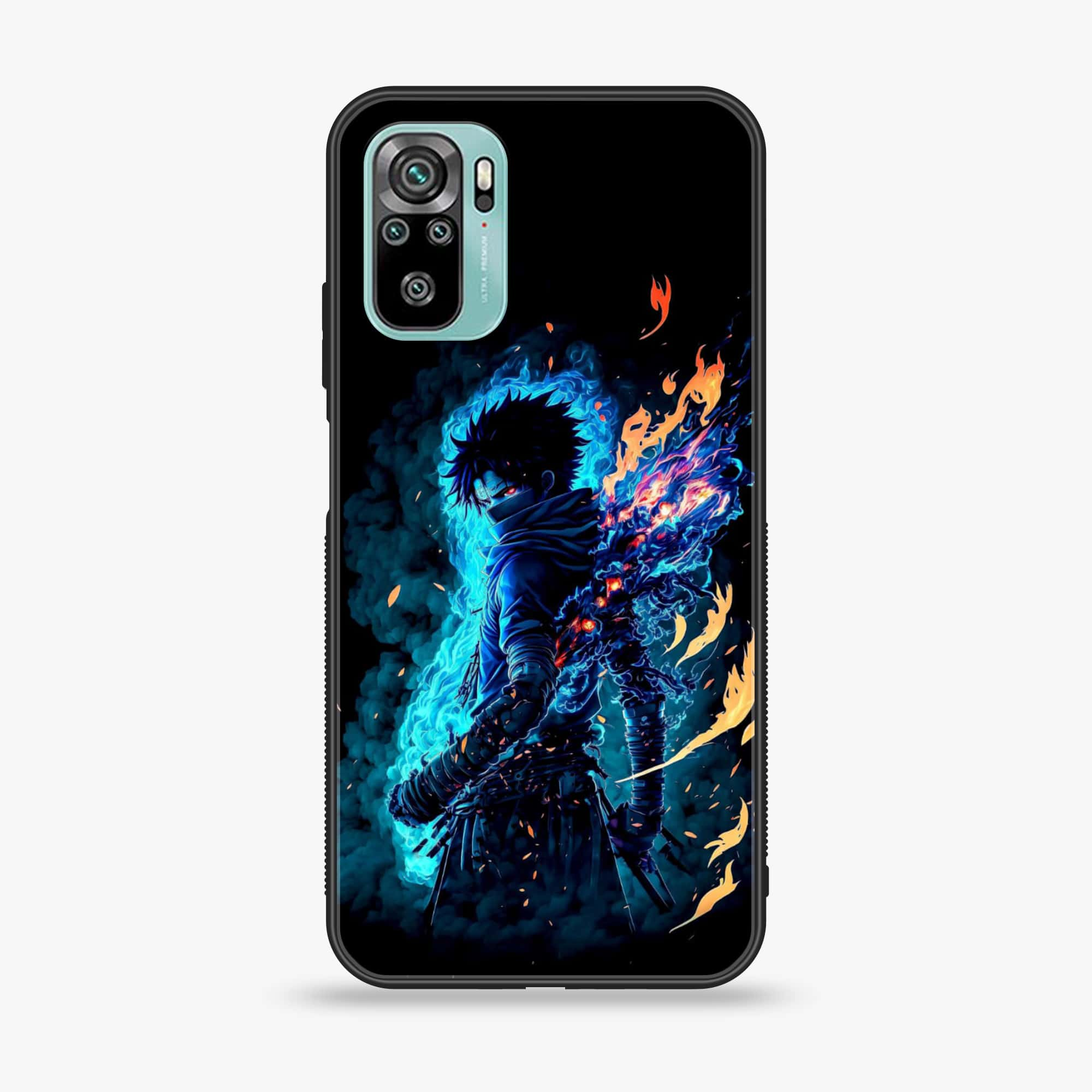 Xiaomi Redmi Note 10 - Anime 2.0 Series - Premium Printed Glass soft Bumper shock Proof Case