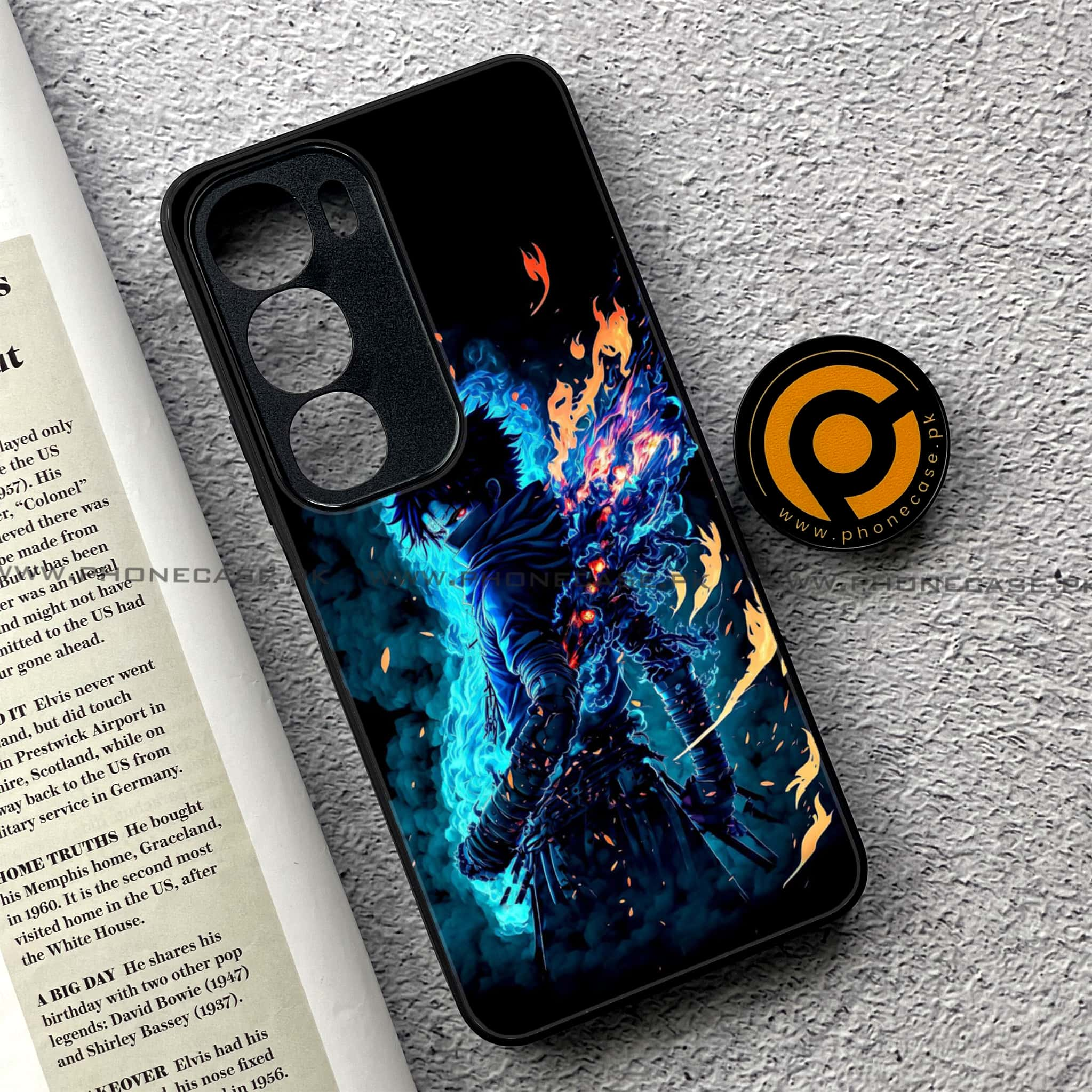 Vivo Y19s - Anime 2.0 Series - Premium Printed Glass soft Bumper shock Proof Case