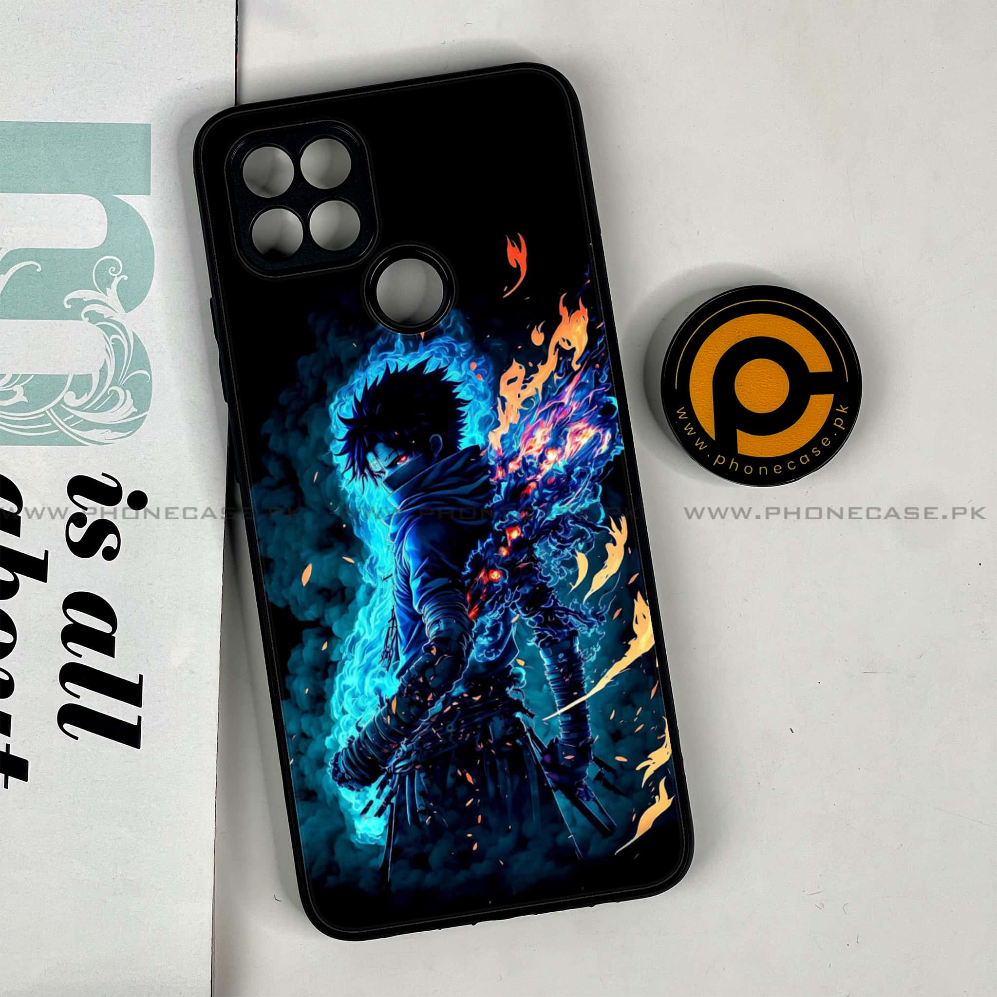 Oppo A15s - Anime 2.0 Series - Premium Printed Glass soft Bumper shock Proof Case