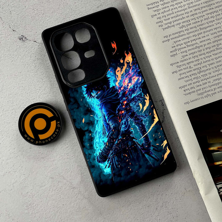 Infinix Note 50 Pro - Anime 2.0 Design 7  - Premium Metal Printed Soft Bumper Shockproof Case CS-37794