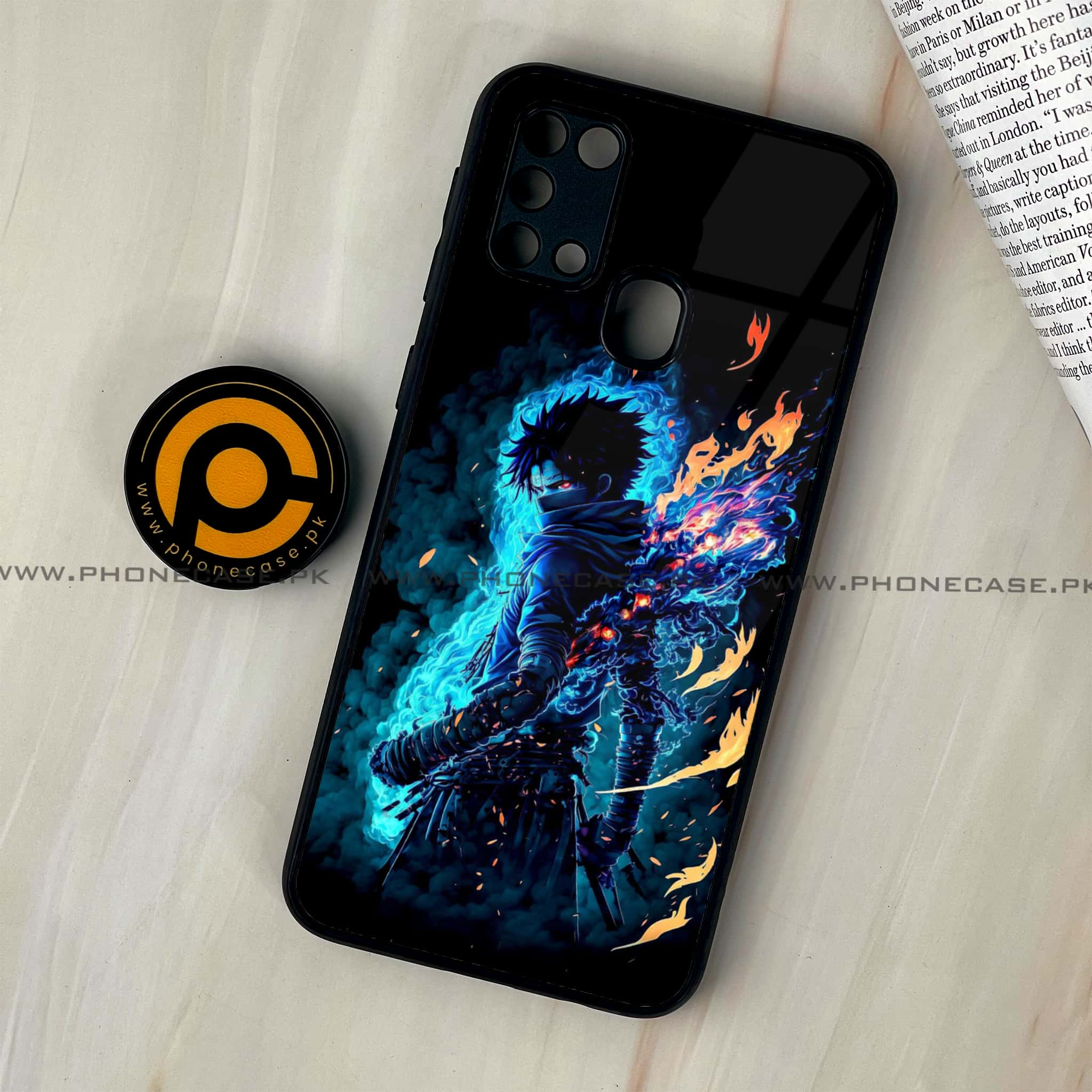 Galaxy M31 - Anime 2.0 Series - Premium Printed Glass soft Bumper shock Proof Case