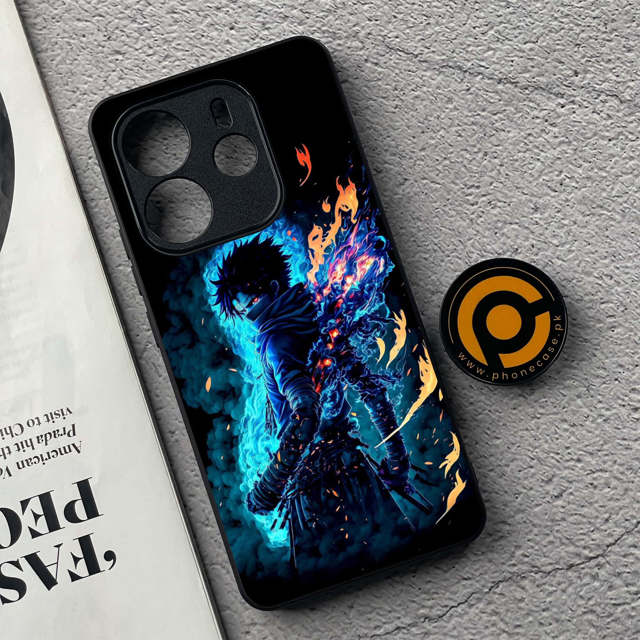 Xiaomi Redmi Note 14 - Anime 2.0 Series - Premium Printed Glass soft Bumper shock Proof Case