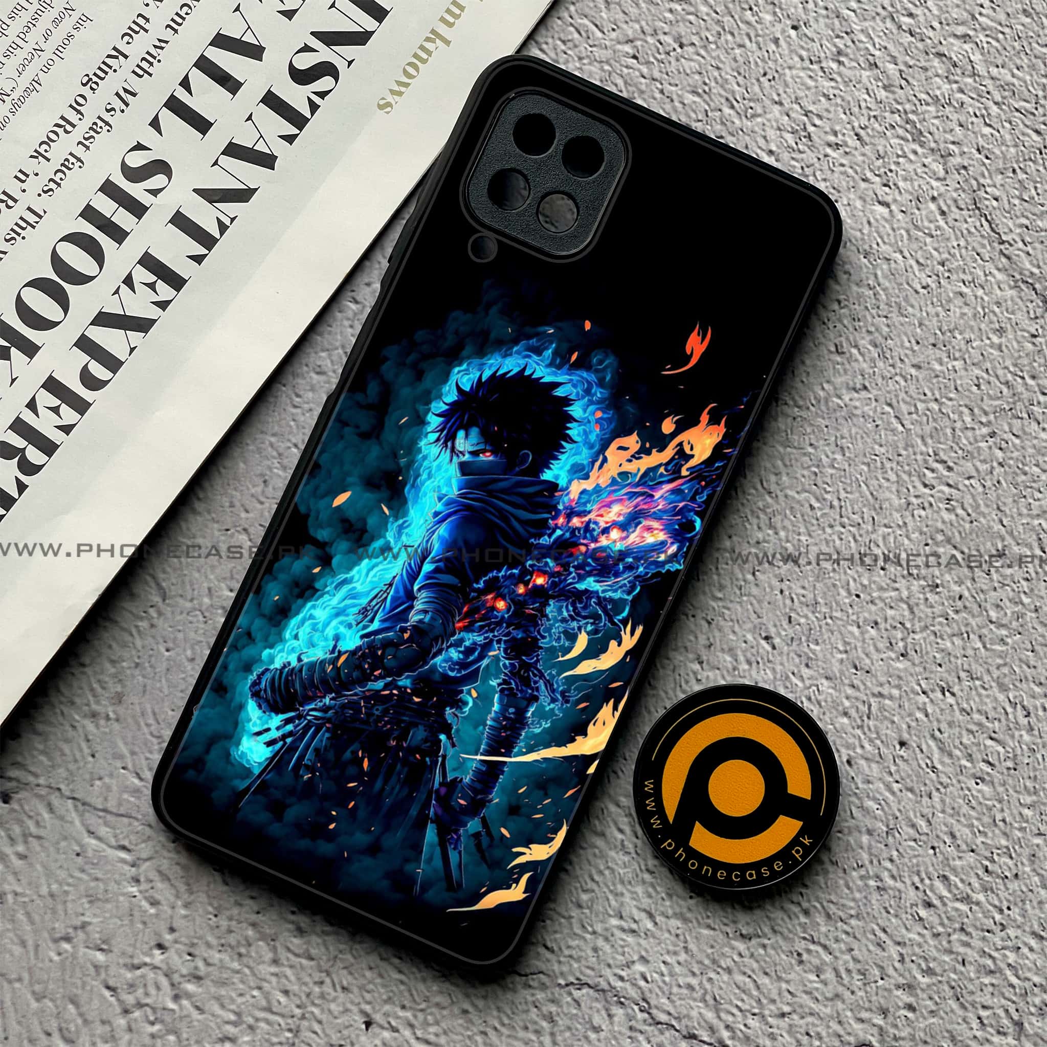 Samsung Galaxy A12 / A12 Nacho - Anime 2.0 Series - Premium Printed Glass soft Bumper shock Proof Case